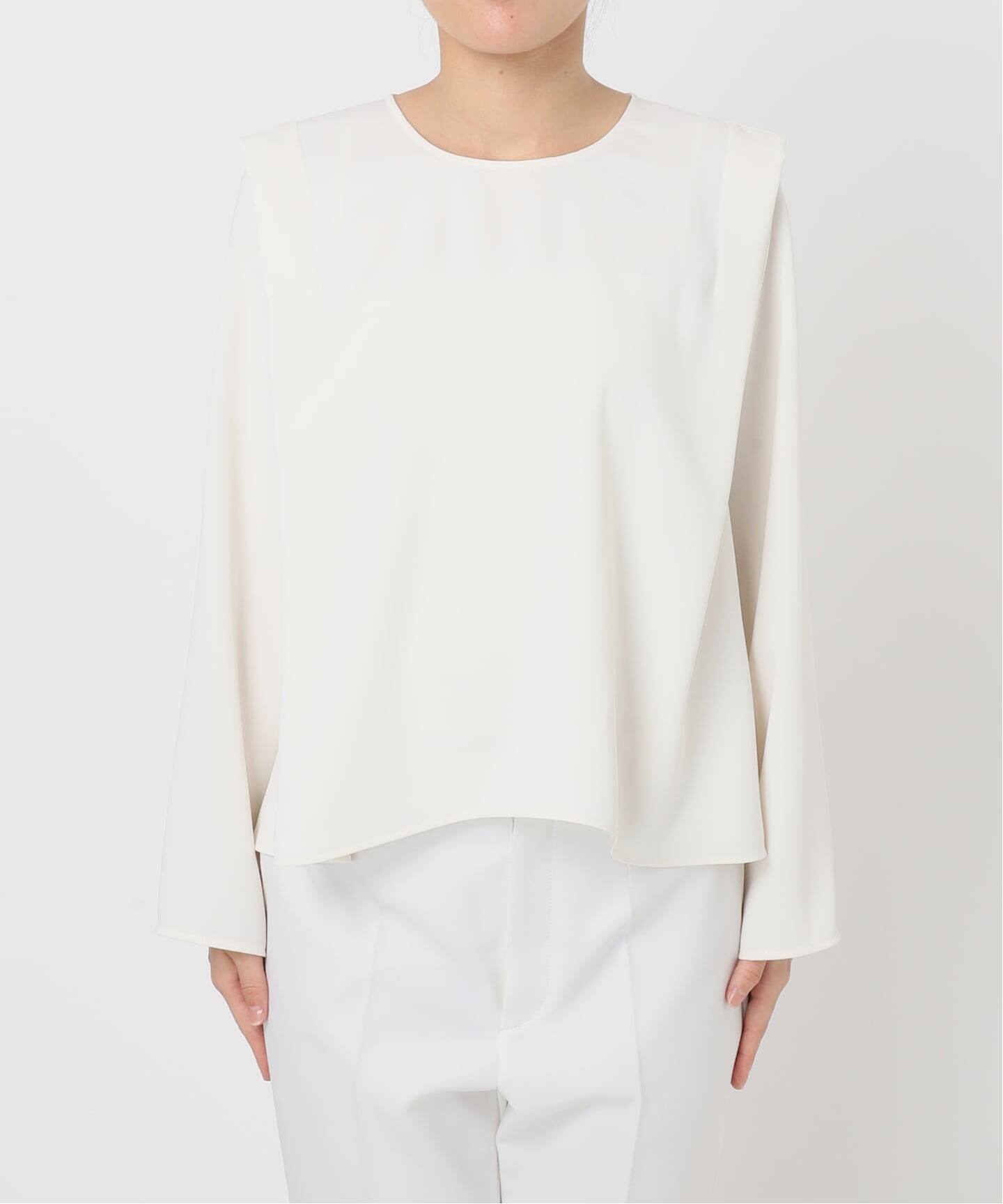 ドレープテントフレアブラウス（シャツ／ブラウス）｜NOBLE（ノーブル