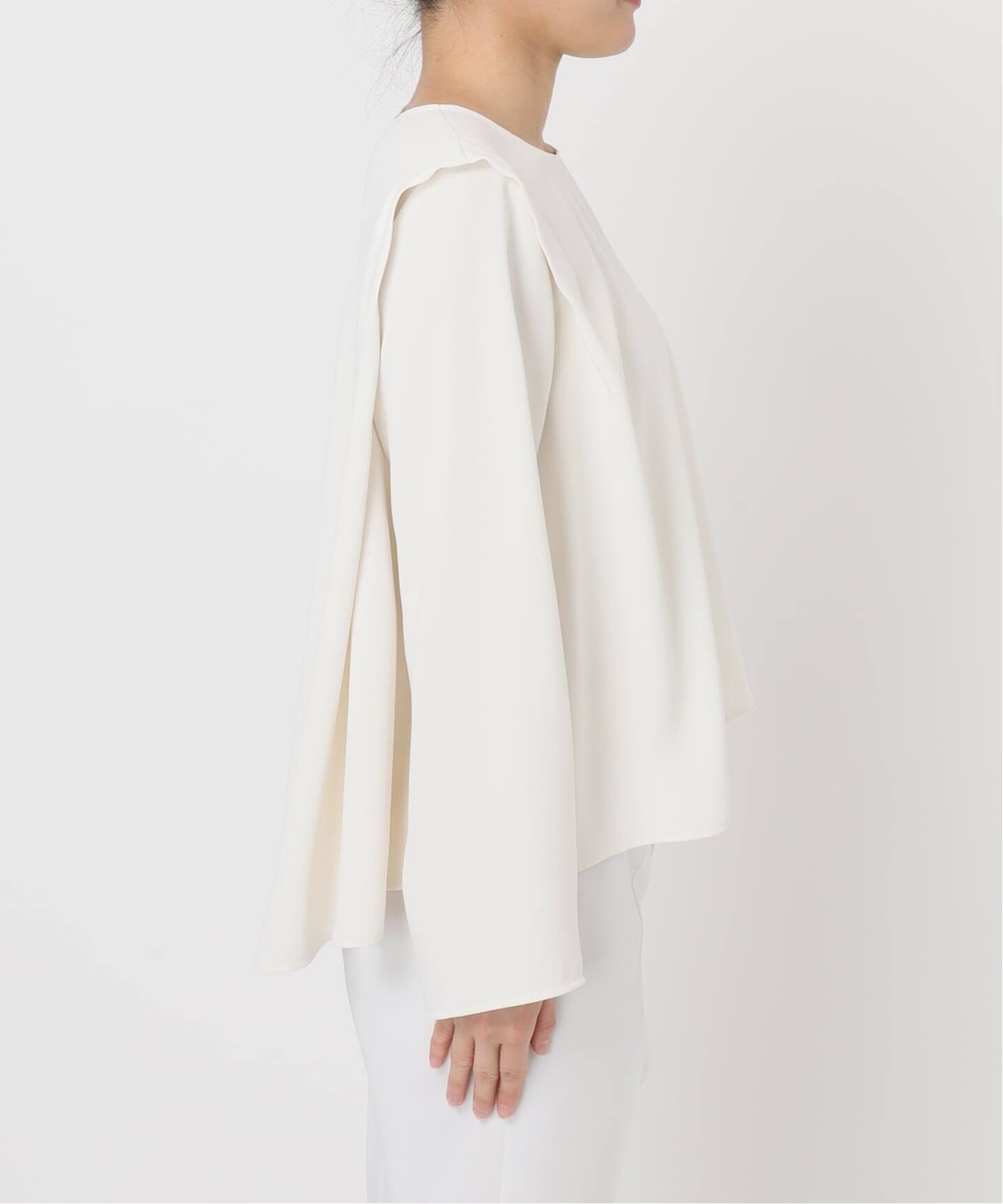 ドレープテントフレアブラウス（シャツ／ブラウス）｜NOBLE（ノーブル