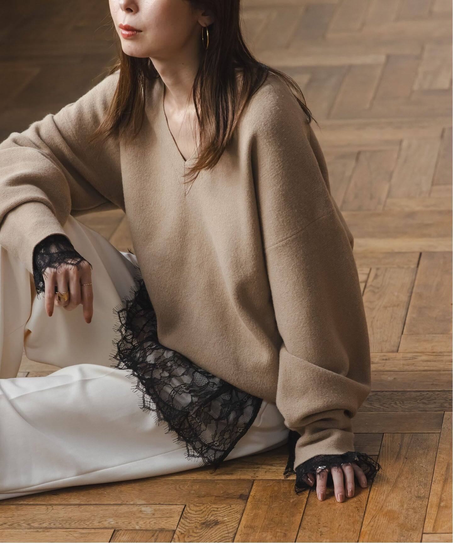 サラサシアーレースブラウス（シャツ／ブラウス）｜NOBLE（ノーブル