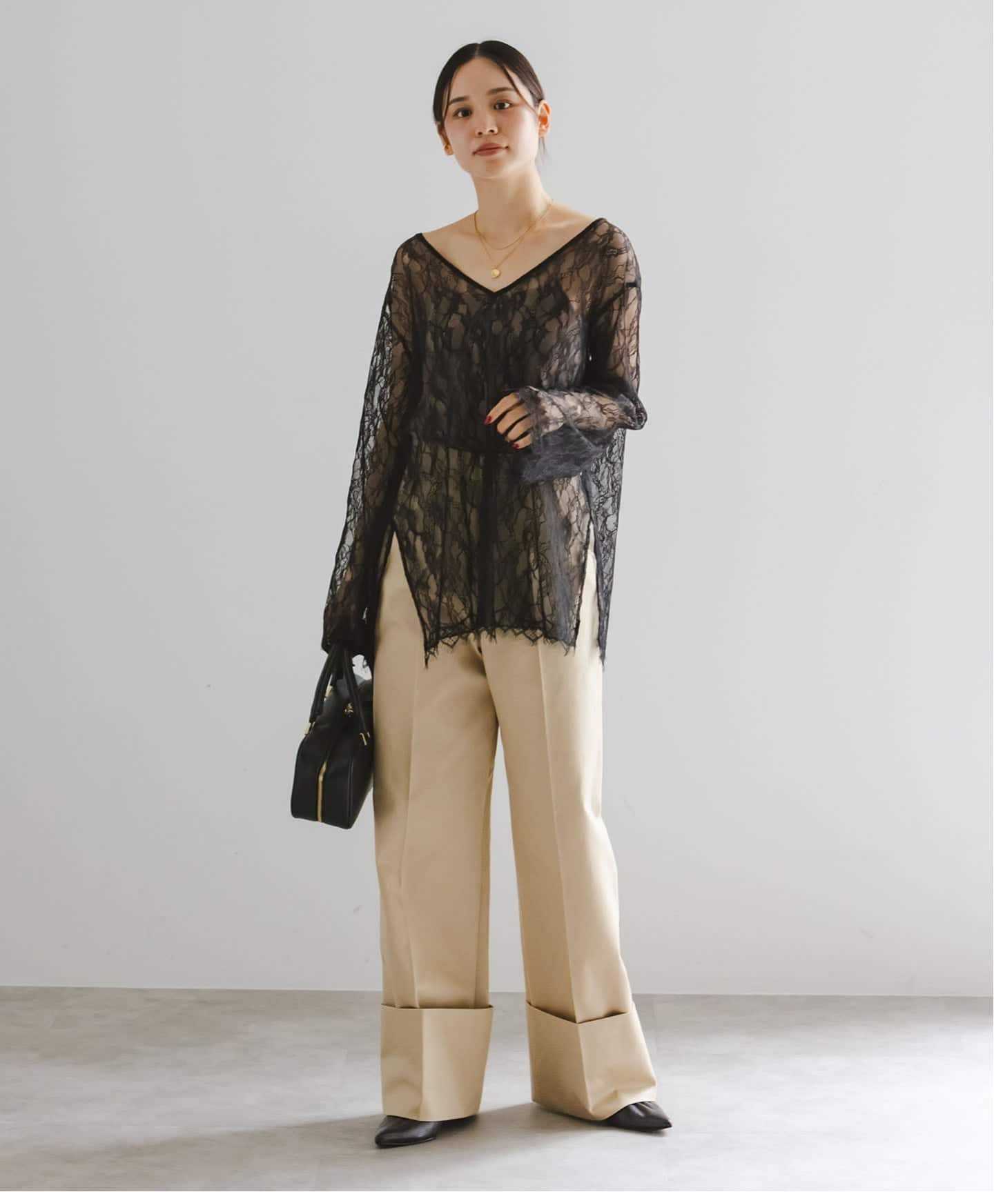 L'Appartement レースブラウス Muel Chic（ミュエルシック） ブラウス シャツ Pam lace blouse パム