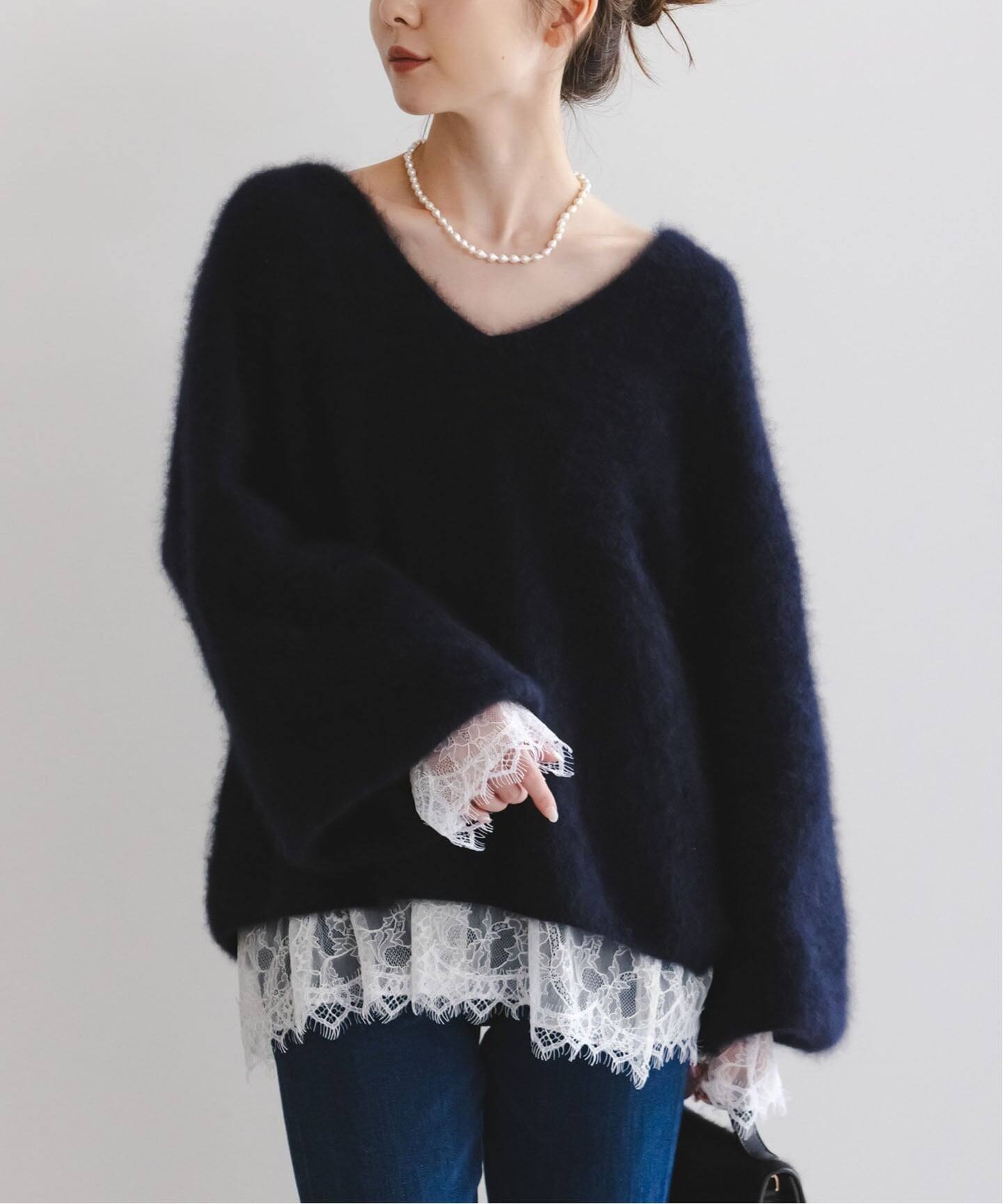 追加予約》サラサシアーレースブラウス（シャツ／ブラウス）｜NOBLE