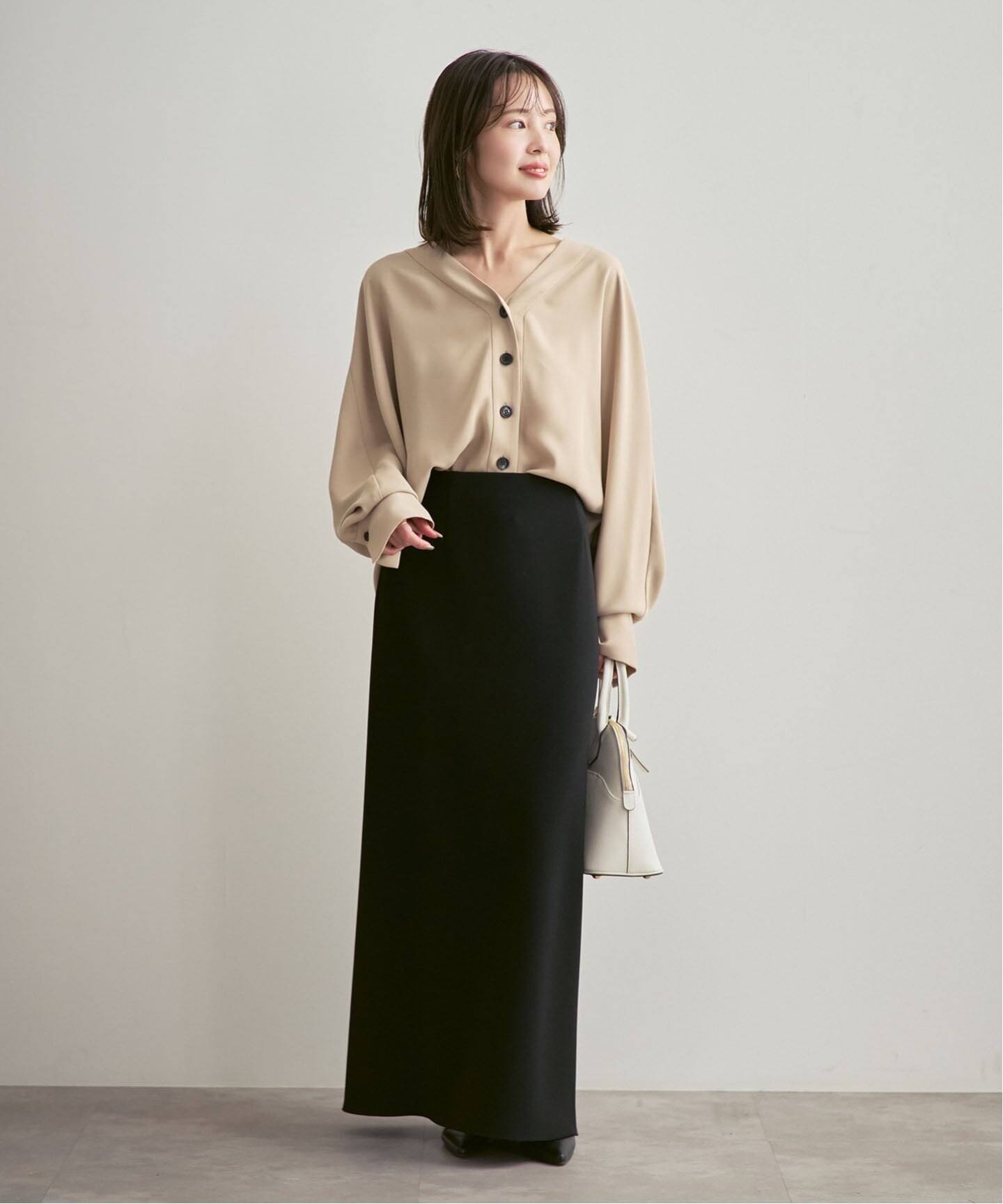 追加予約・WEB限定カラー》エステルダブルクロスカーデブラウス