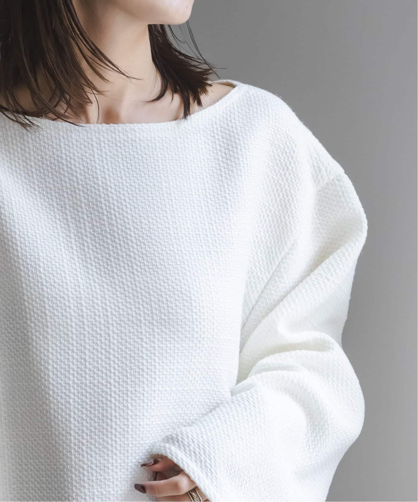 追加》ツイードショートトップス（シャツ／ブラウス）｜NOBLE