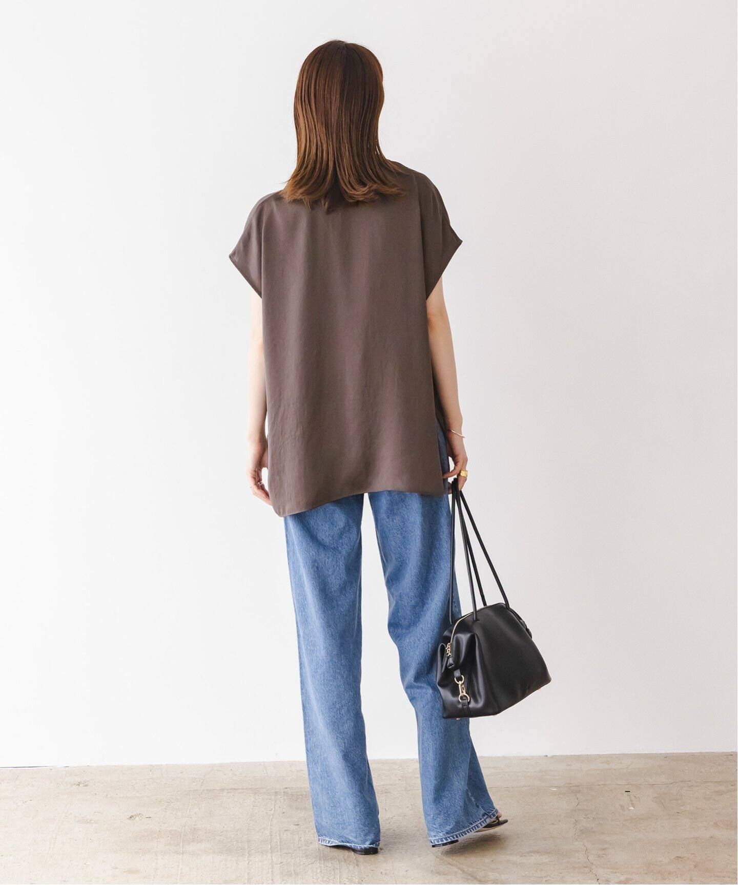 ミューズサテンボウタイブラウス セール】【洗える】ミューズサテンボウタイブラウス（シャツ