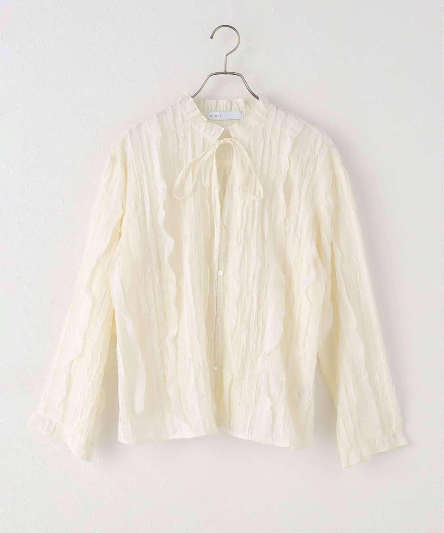 フリルブラウス（シャツ／ブラウス）｜NOBLE（ノーブル）の通販