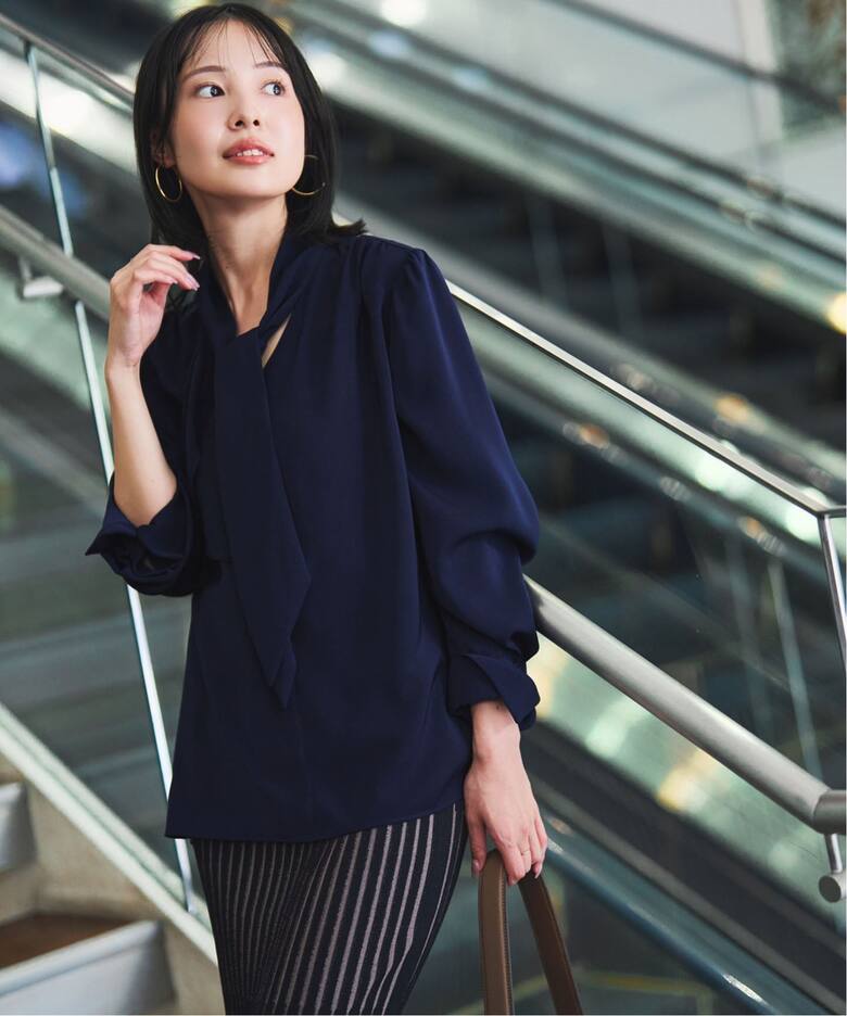 WEB限定追加》ロイヤルサテンボウタイブラウス 4（シャツ／ブラウス 