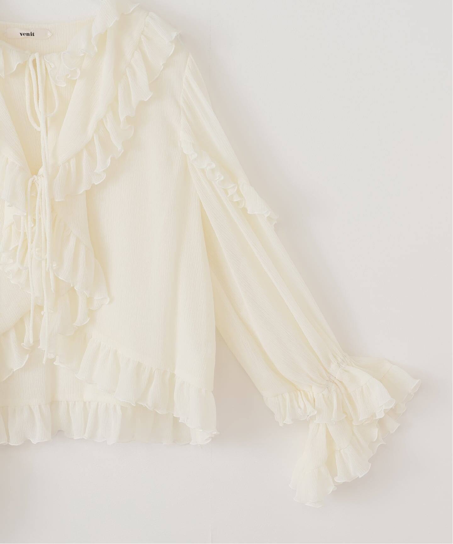 VENIT/ヴェニット RUFFLE CREPE（シャツ／ブラウス）｜NOBLE（ノーブル
