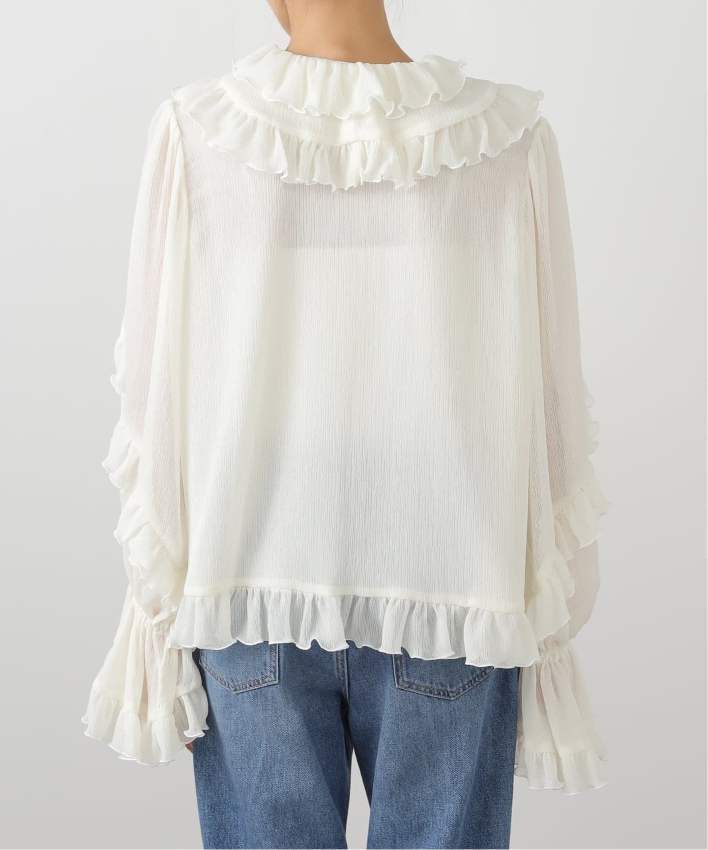 VENIT/ヴェニット RUFFLE CREPE（シャツ／ブラウス）｜NOBLE（ノーブル