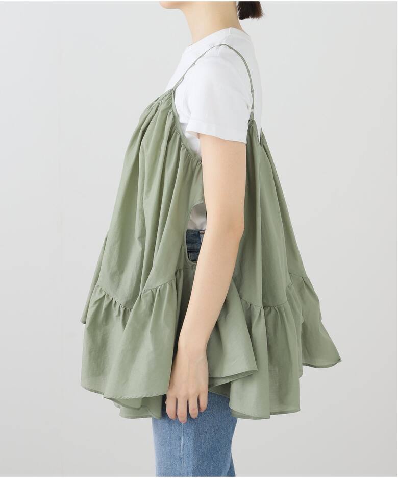 muller of yoshiokubo/ミュラーオブヨシオクボ GATHER CAMI DRESS 