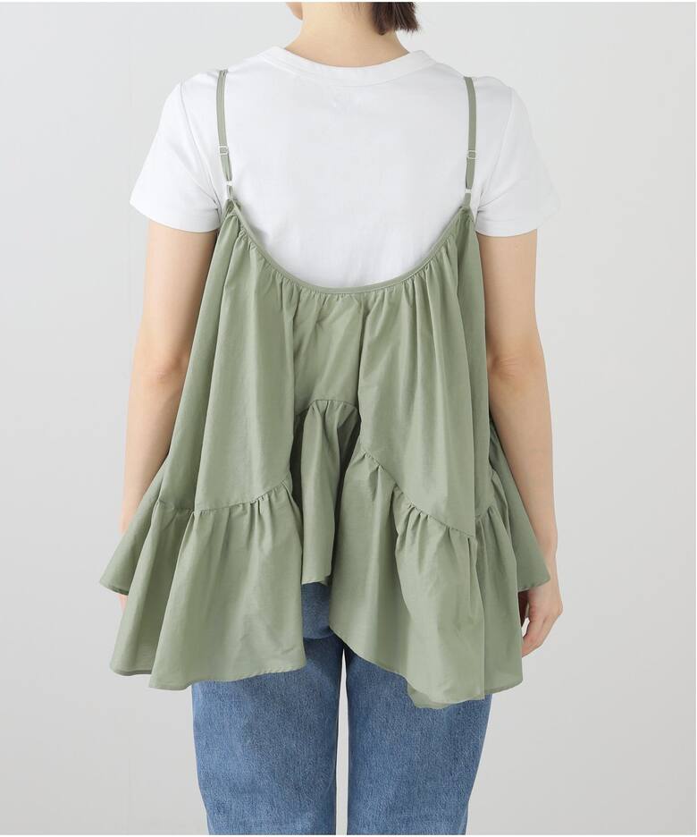 muller of yoshiokubo/ミュラーオブヨシオクボ GATHER CAMI DRESS 