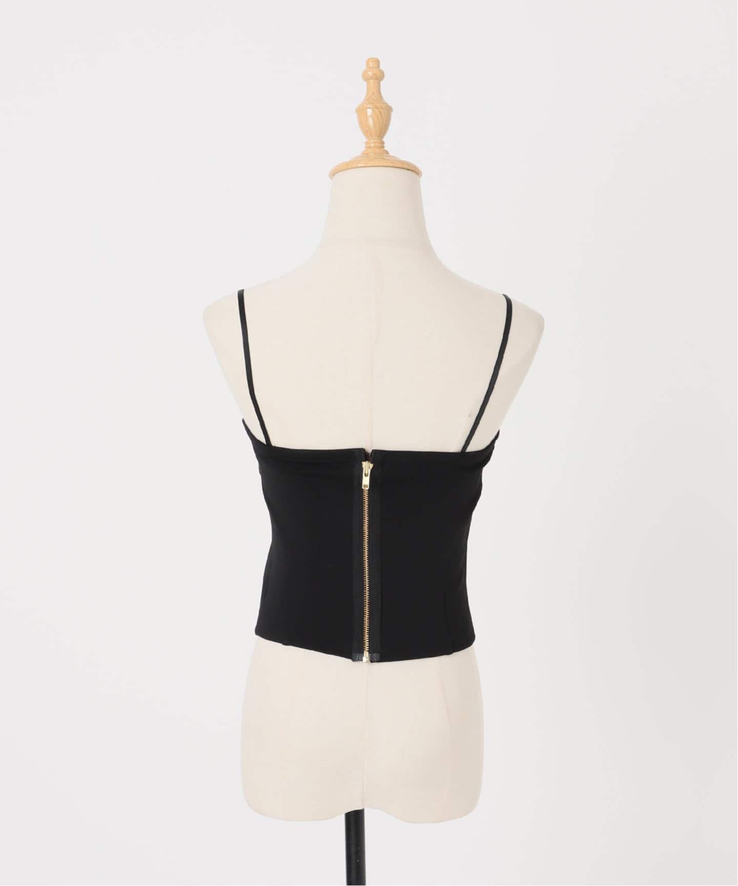 Room no.8/ルームエイト BLACK DIVA JERSY BUSTIER（キャミソール