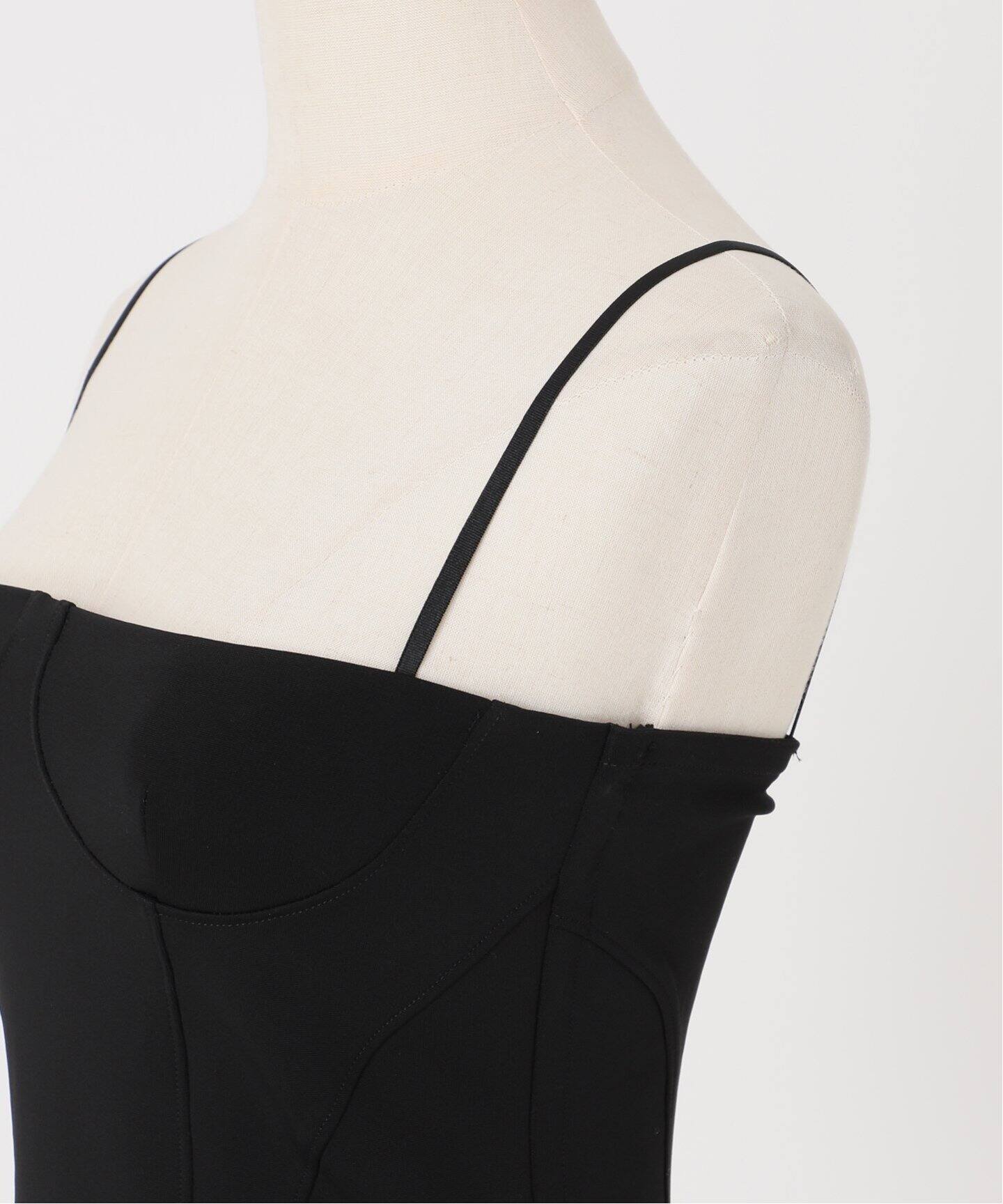 Room no.8/ルームエイト BLACK DIVA JERSY BUSTIER（キャミソール