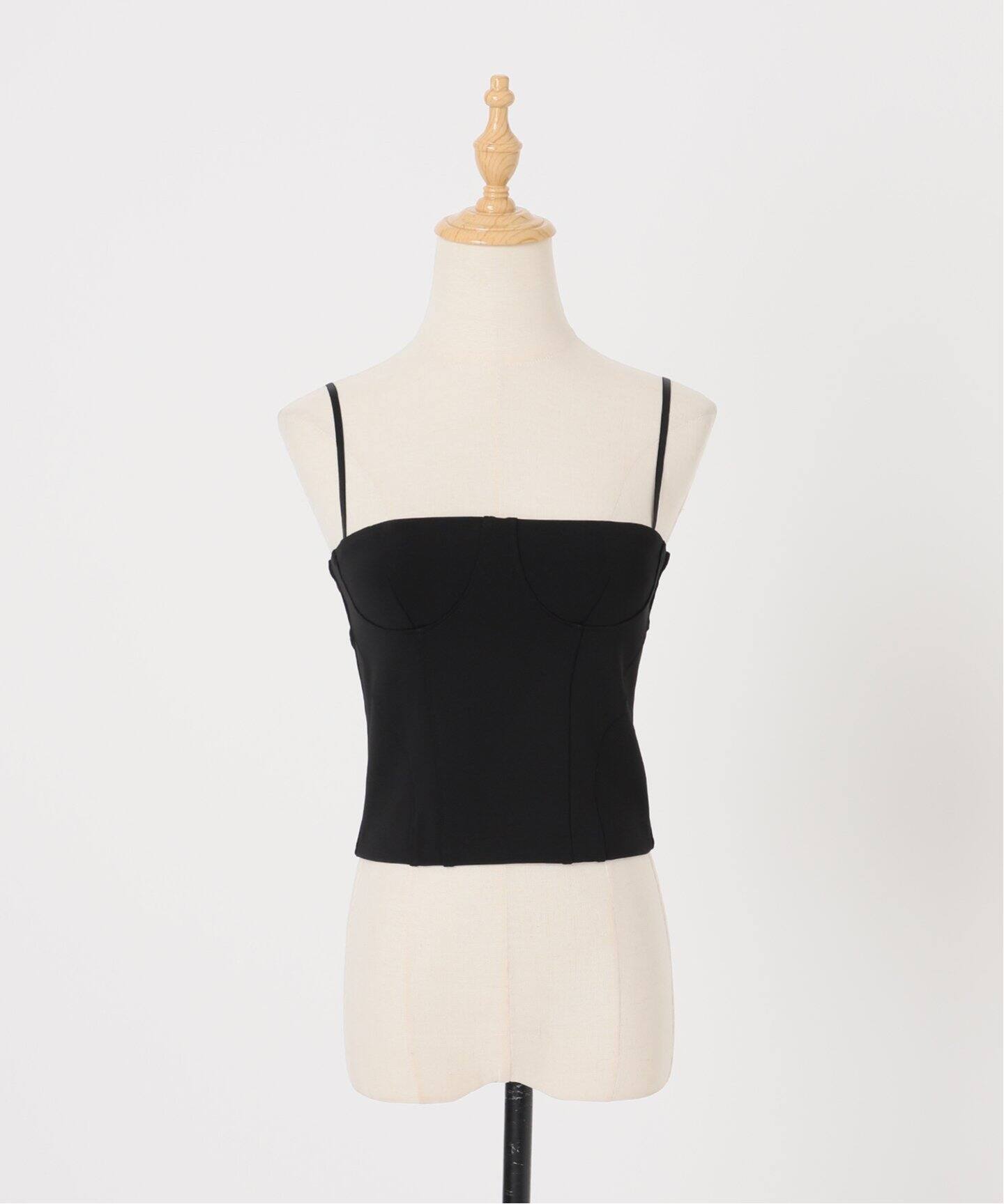 Room no.8/ルームエイト BLACK DIVA JERSY BUSTIER（キャミソール 