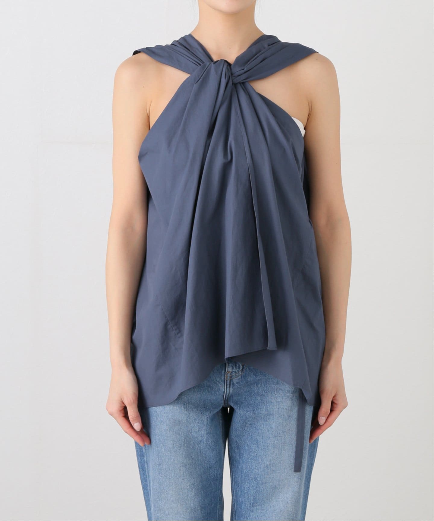 ブラウス シャツ EENK/インク Cross Neck Top レディース EENK/インク Cross Neck Top（シャツ／ブラウス）｜NOBLE