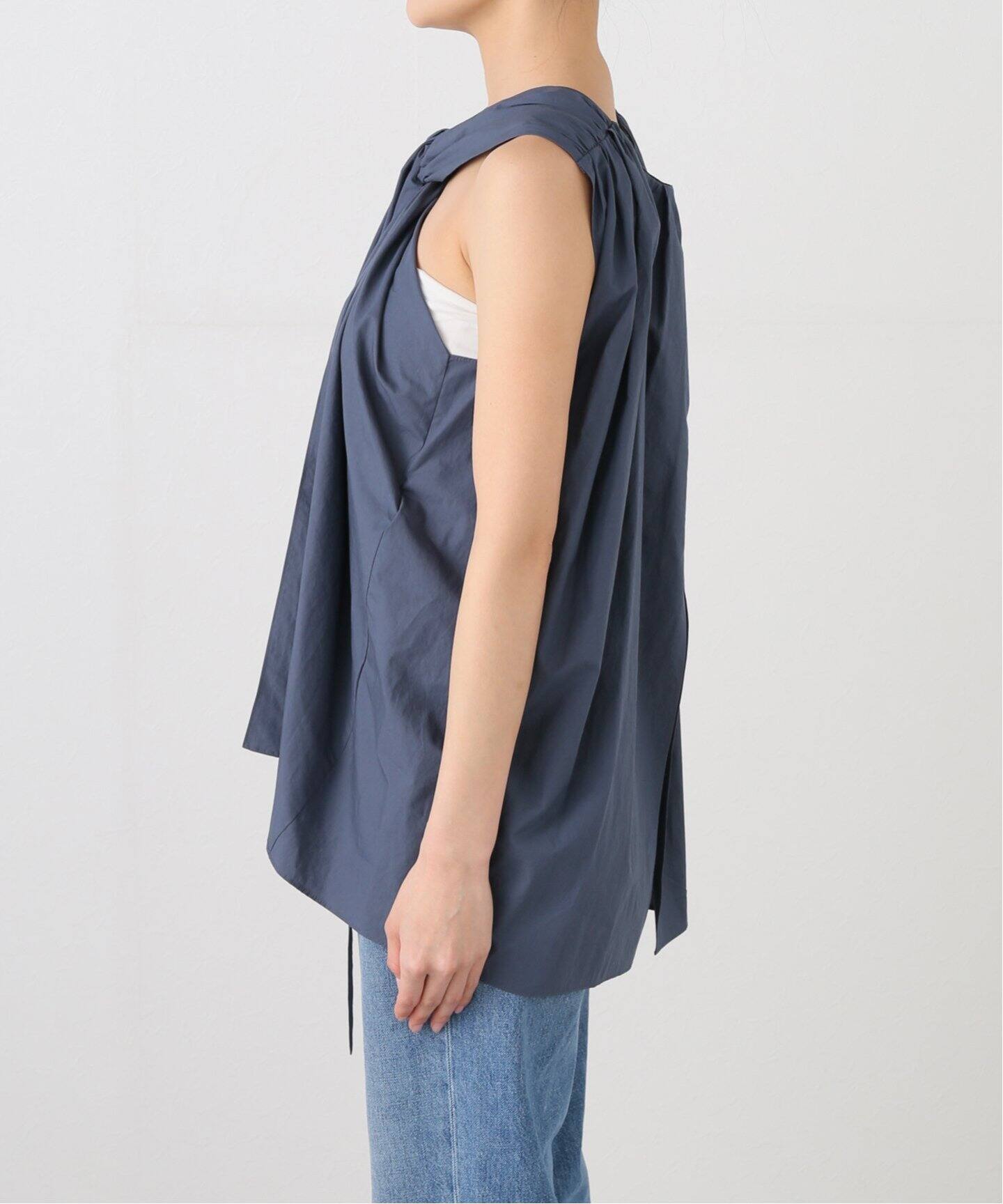 ブラウス シャツ EENK/インク Cross Neck Top レディース EENK/インク Cross Neck Top（シャツ／ブラウス）｜NOBLE