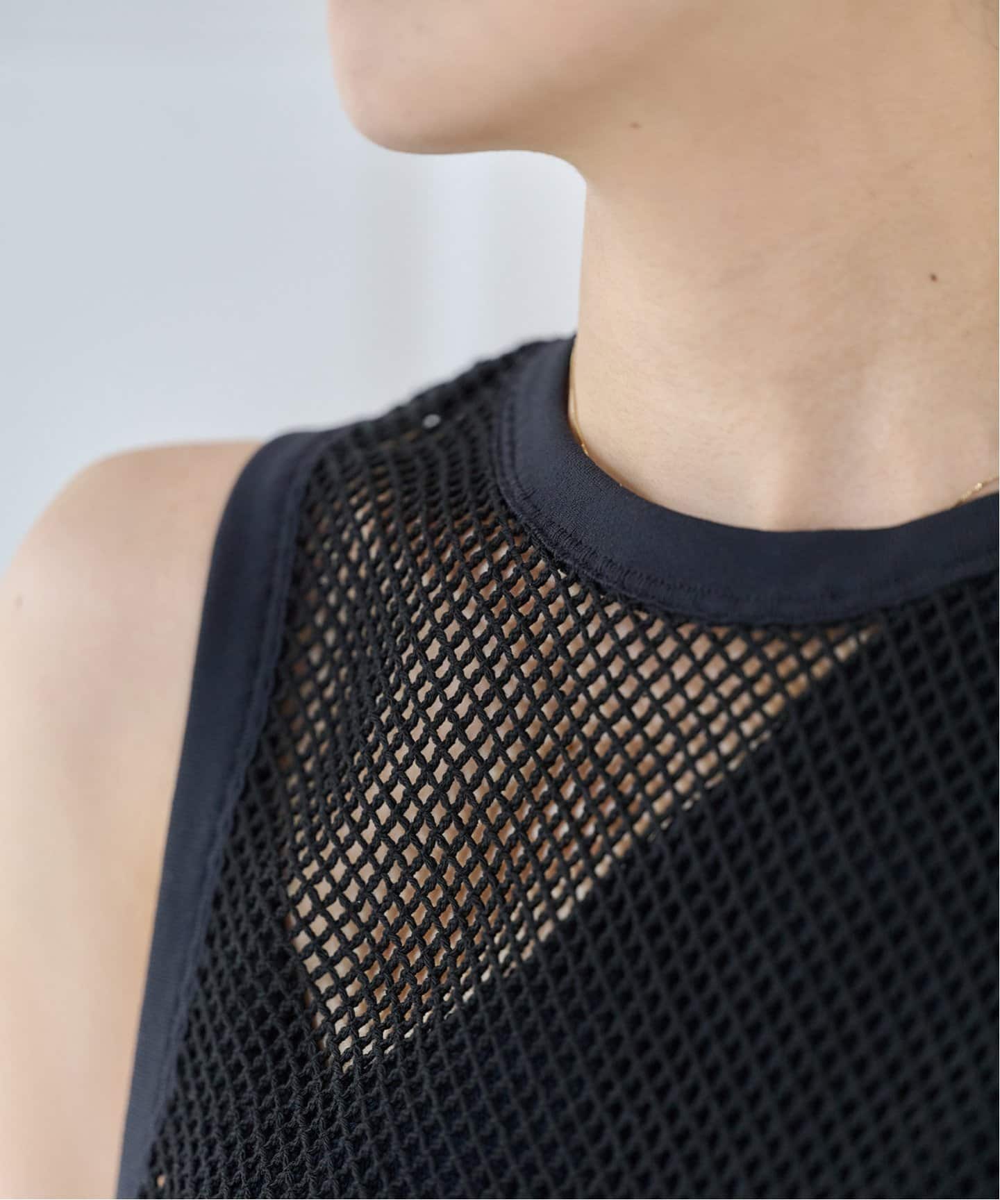 CALMER＊Plage メッシュシャツ　ブラック セール】CALMER ×Plage Mesh シャツ（シャツ/ブラウス）｜Plage