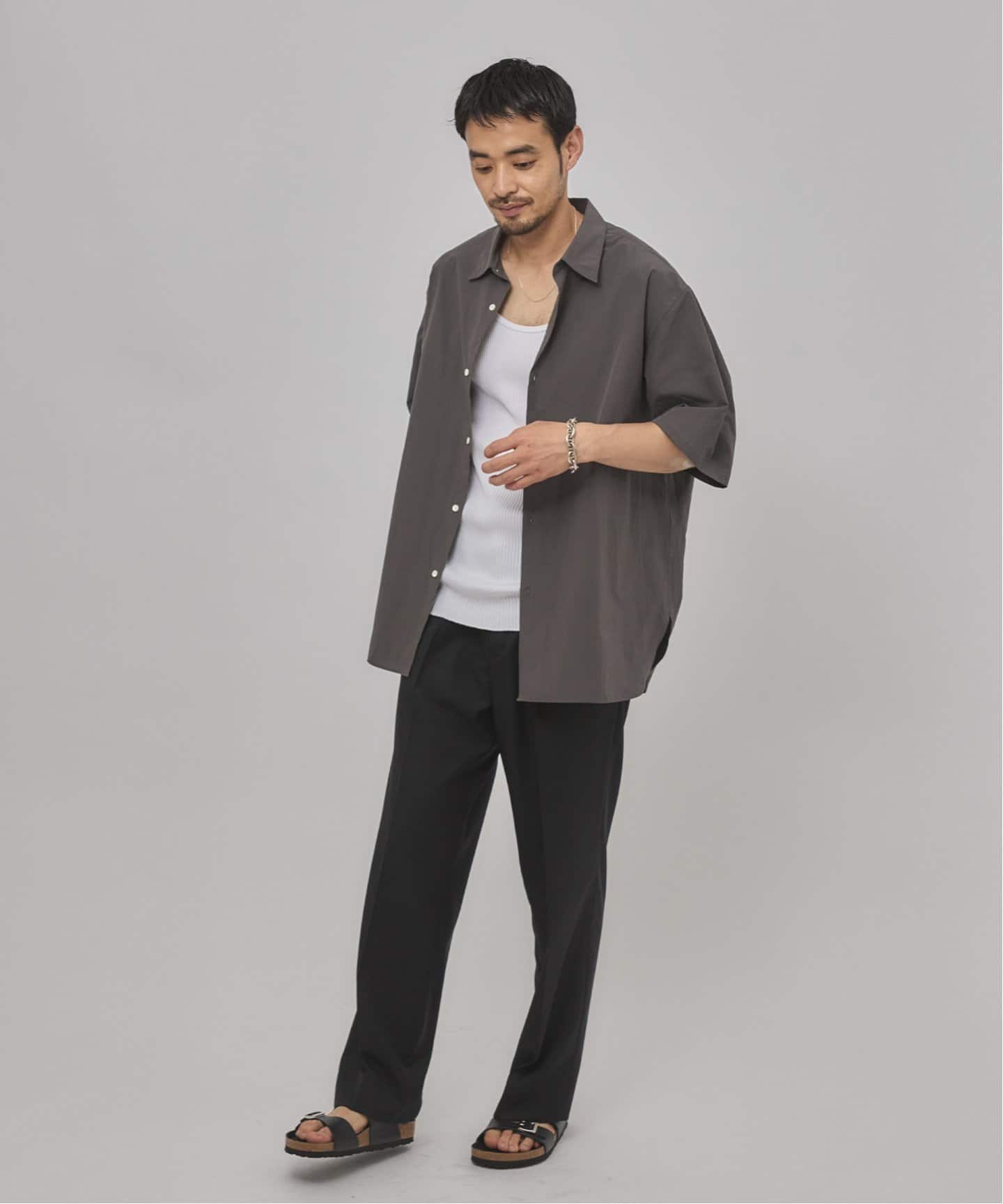 ETS.MATERIAUX(マテリオ) フレンチワーク ショートスリーブ