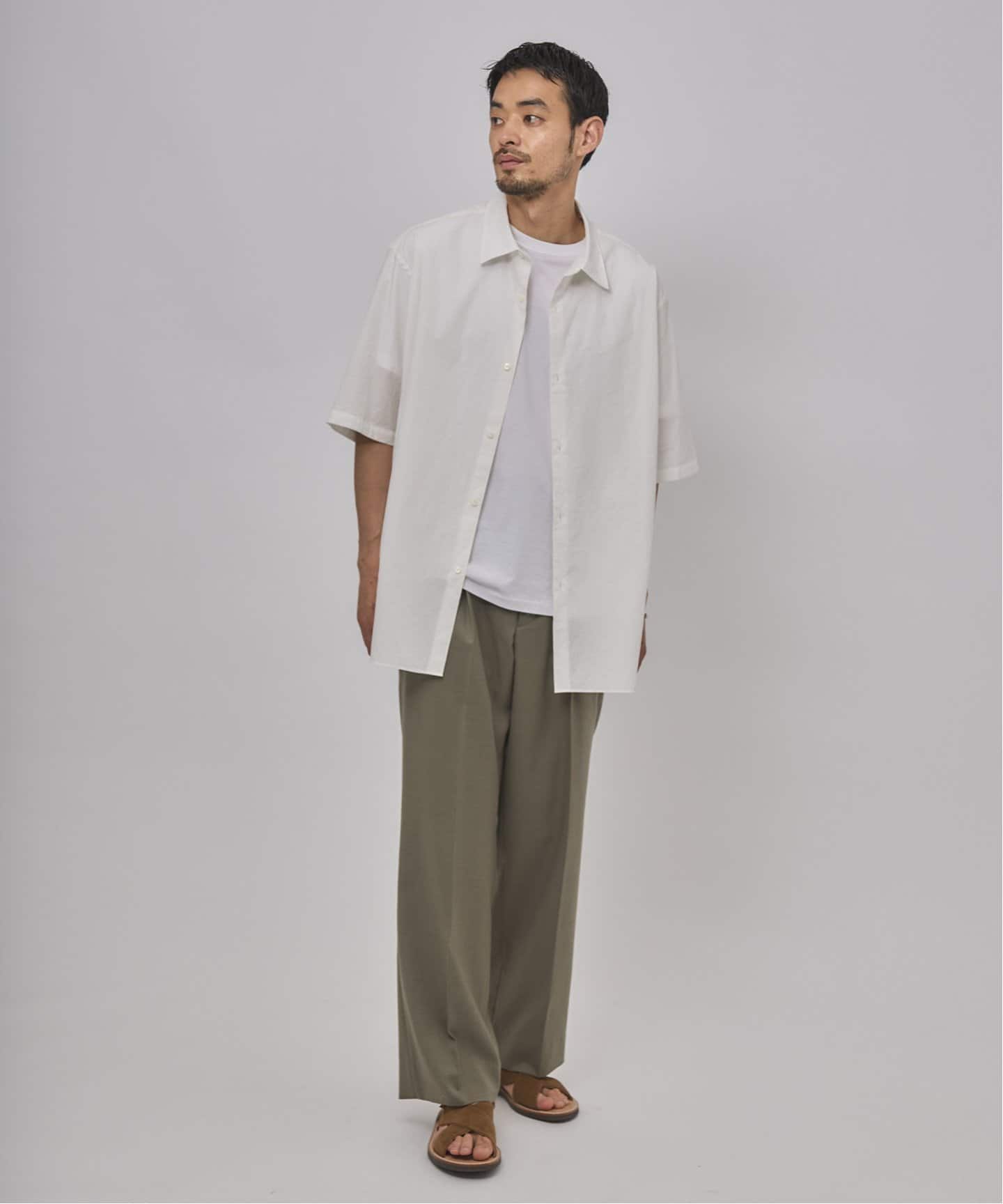 ETS.MATERIAUX(マテリオ) フレンチワーク ショートスリーブ