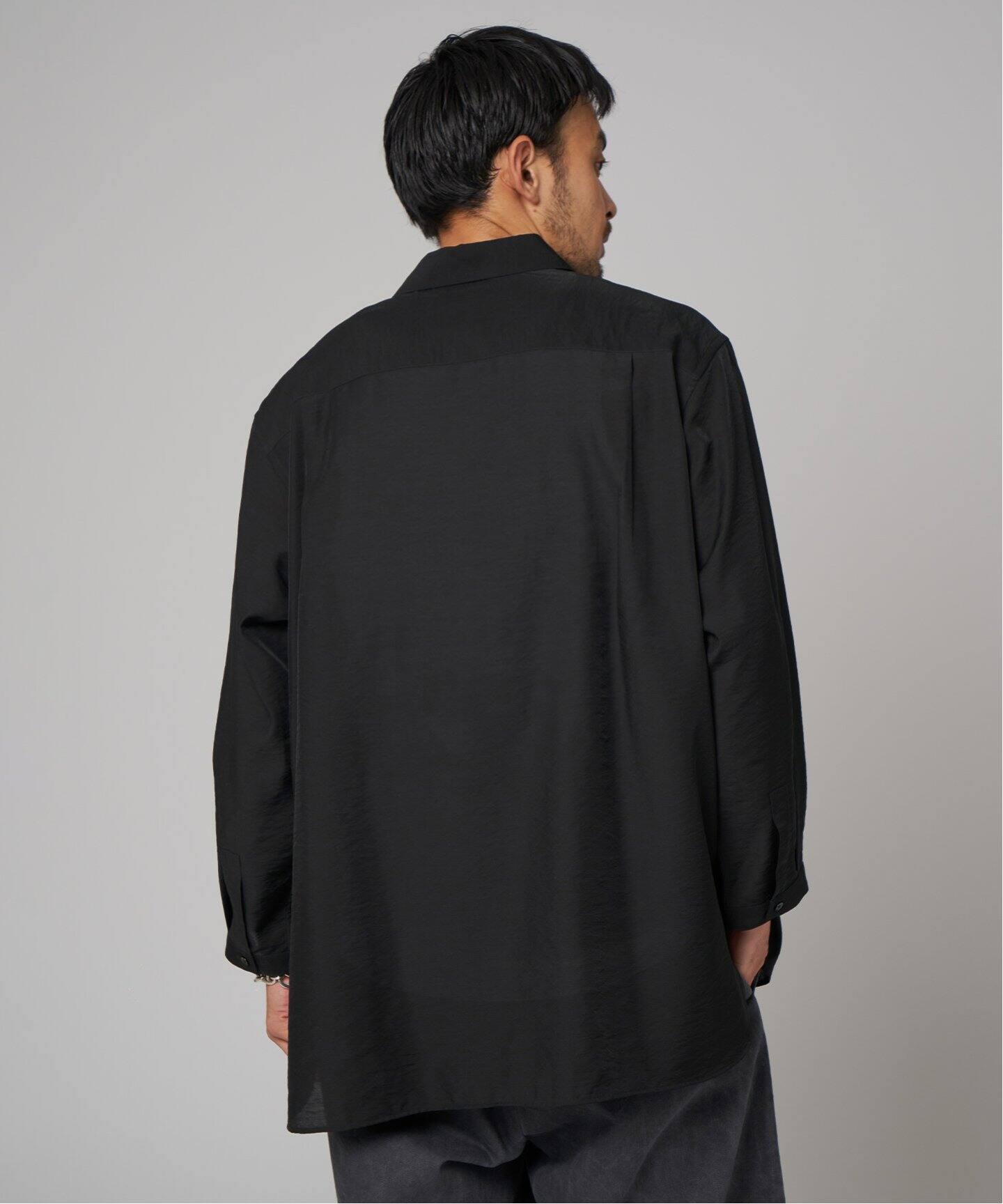 シアー バンブー 8分袖 レギュラーシャツ（シャツ／ブラウス