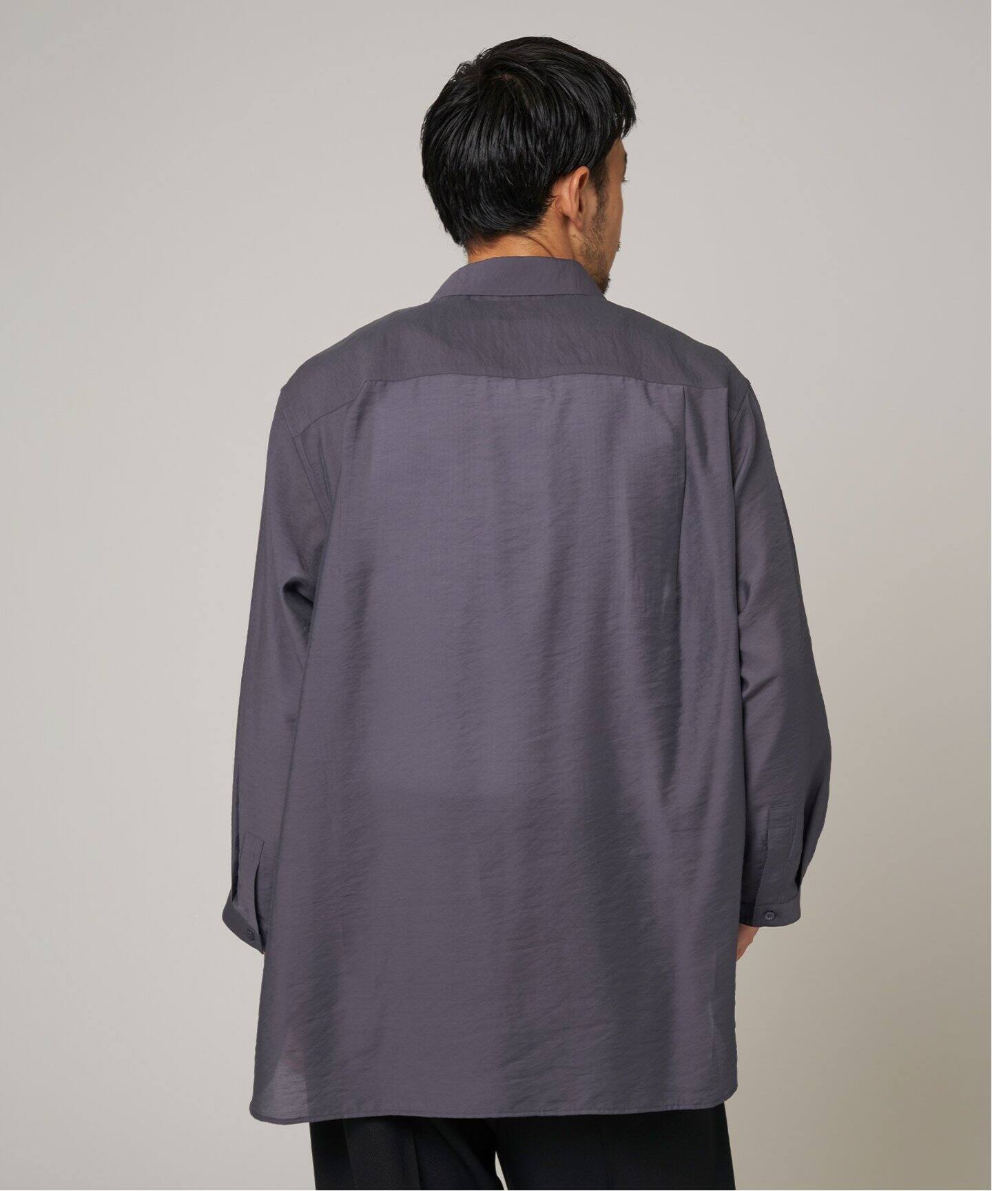 シアー バンブー 8分袖 レギュラーシャツ（シャツ／ブラウス