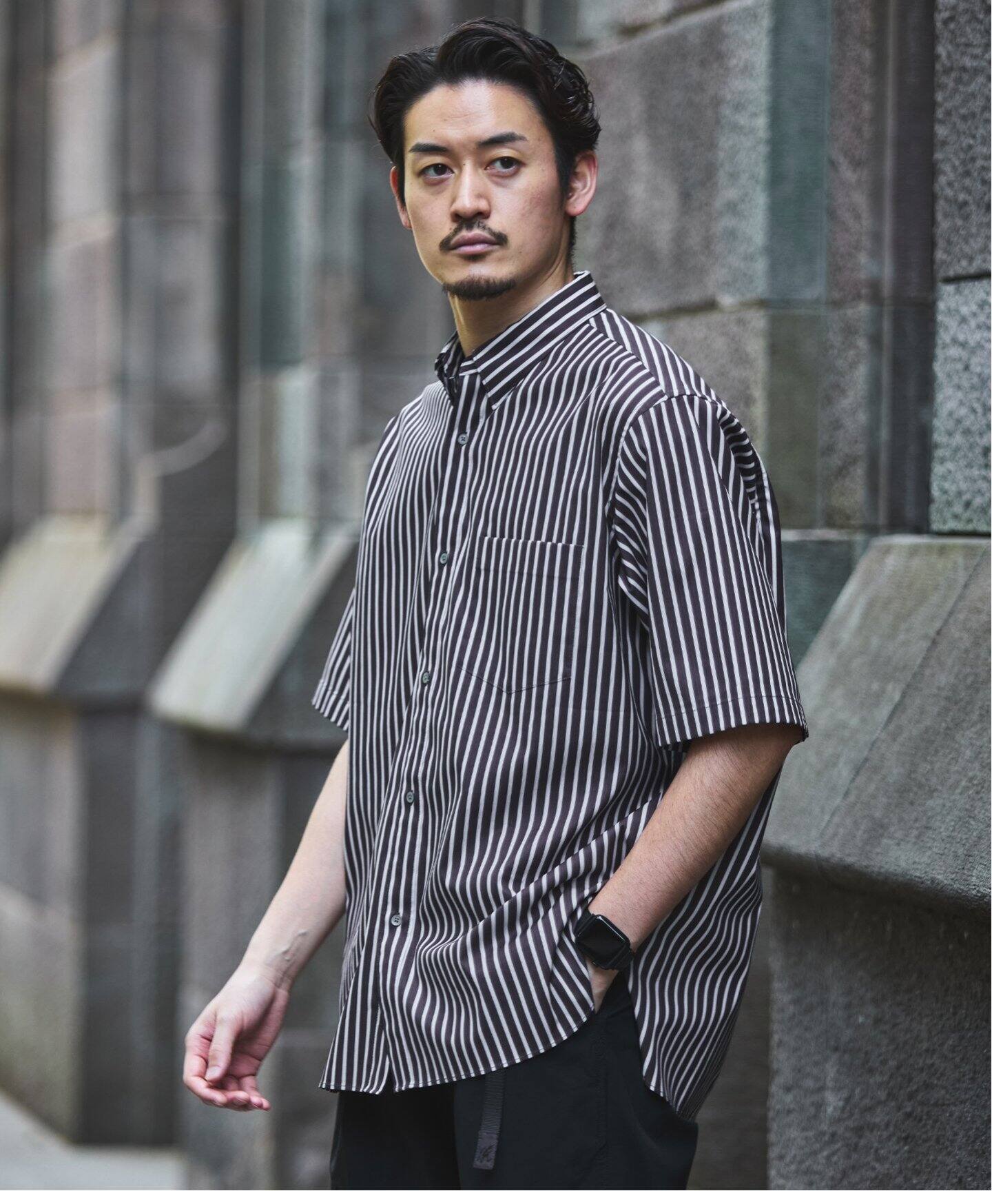 リバプール XL 黒 ストライプ シャツ リバプール XL 黒 ストライプ シャツ 長袖 / ネルシャツ