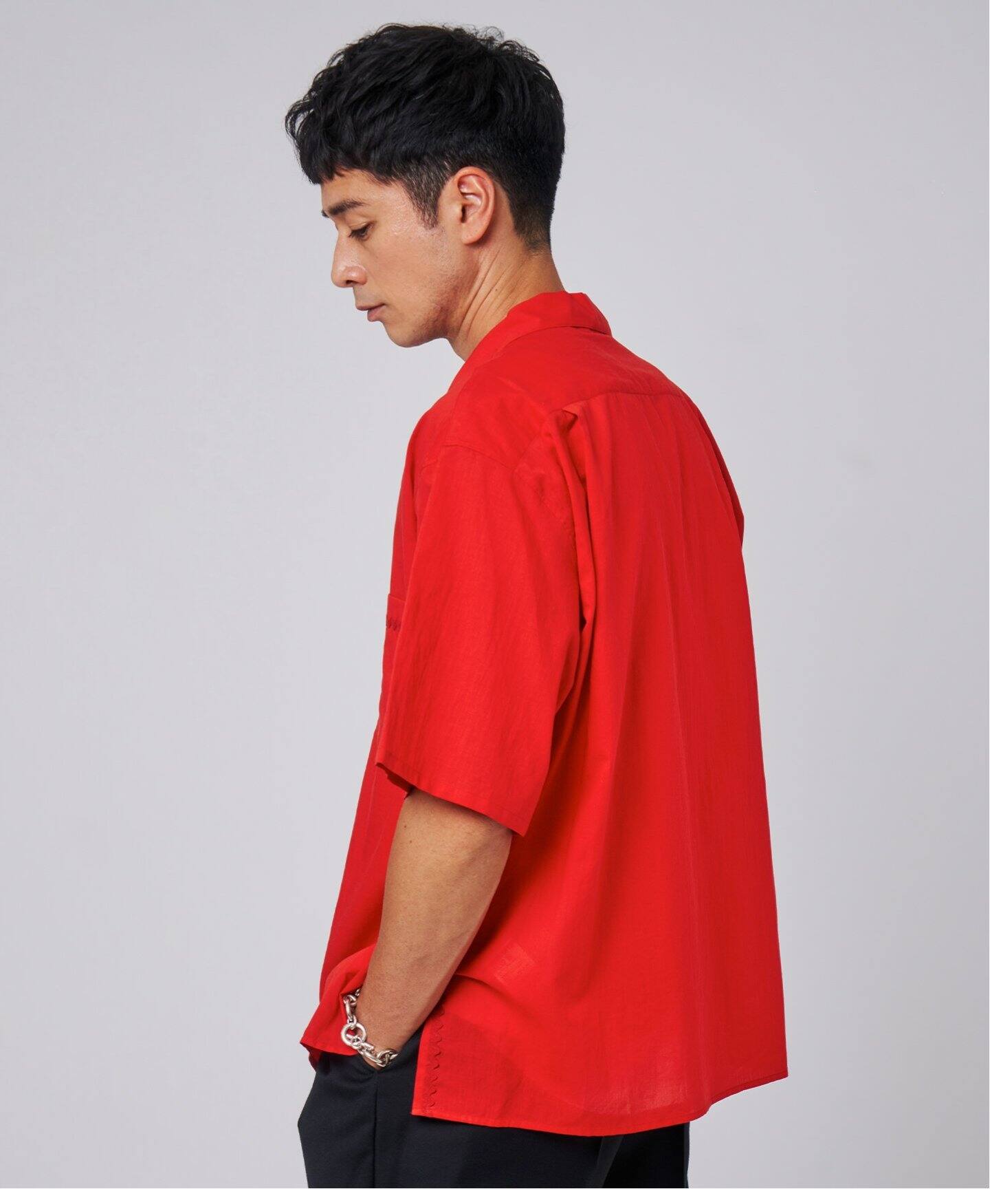 E.コットン ローン オープン シャツ（シャツ／ブラウス）｜EDIFICE