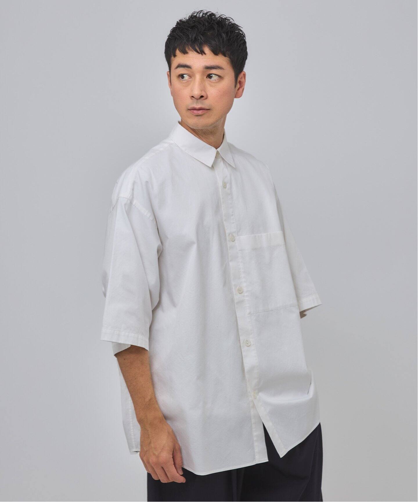 CONFFECT EDIFICE タイプライター ビッグシルエット ハーフスリーブ