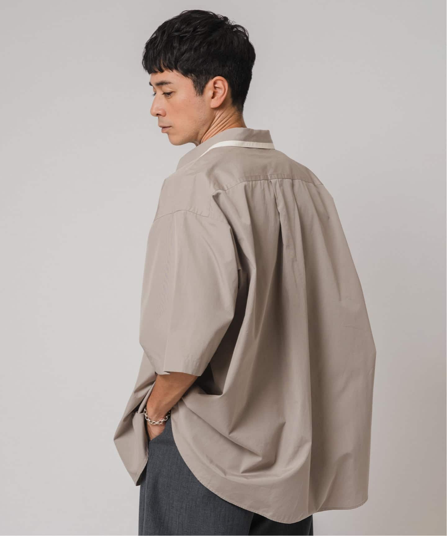 BICOLOR ハーフスリーブ シャツ（シャツ／ブラウス）｜EDIFICE