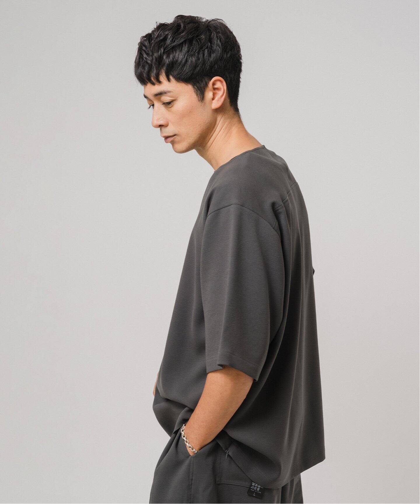 T/E(ティーイー) メッシュ バスク シャツ（シャツ／ブラウス