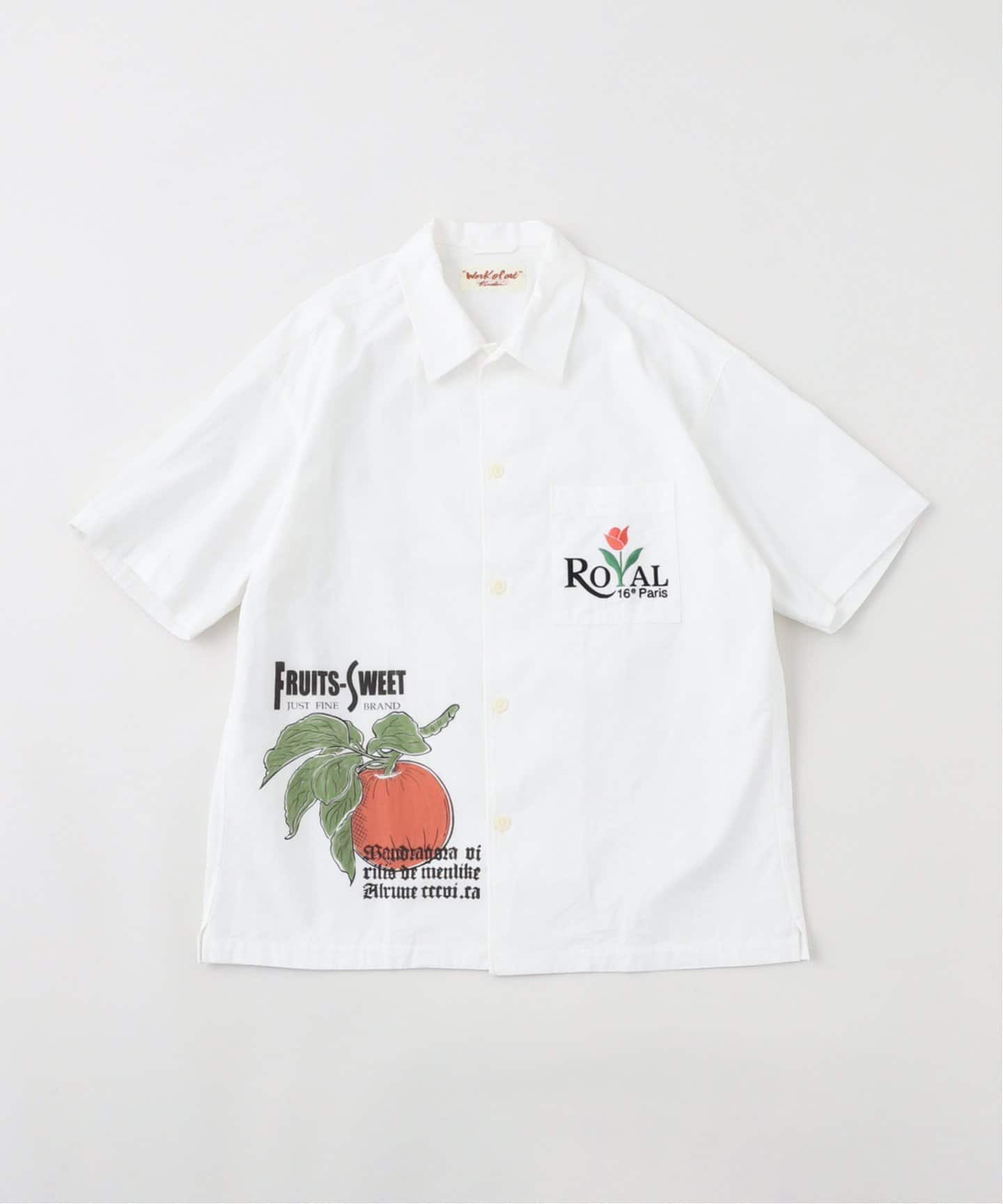 WORK OF ART(ワークオブアート) 別注 Embroidery O/P シャツ