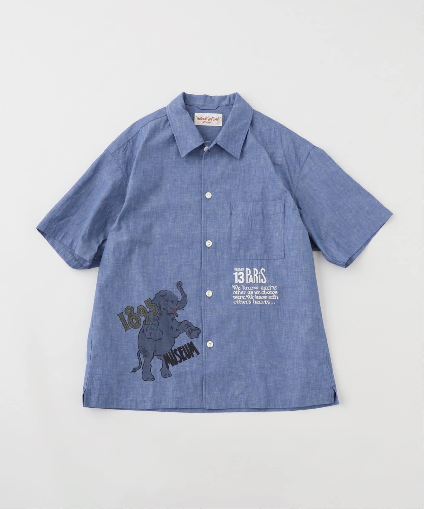 WORK OF ART(ワークオブアート) 別注 Embroidery O/P シャツ（シャツ