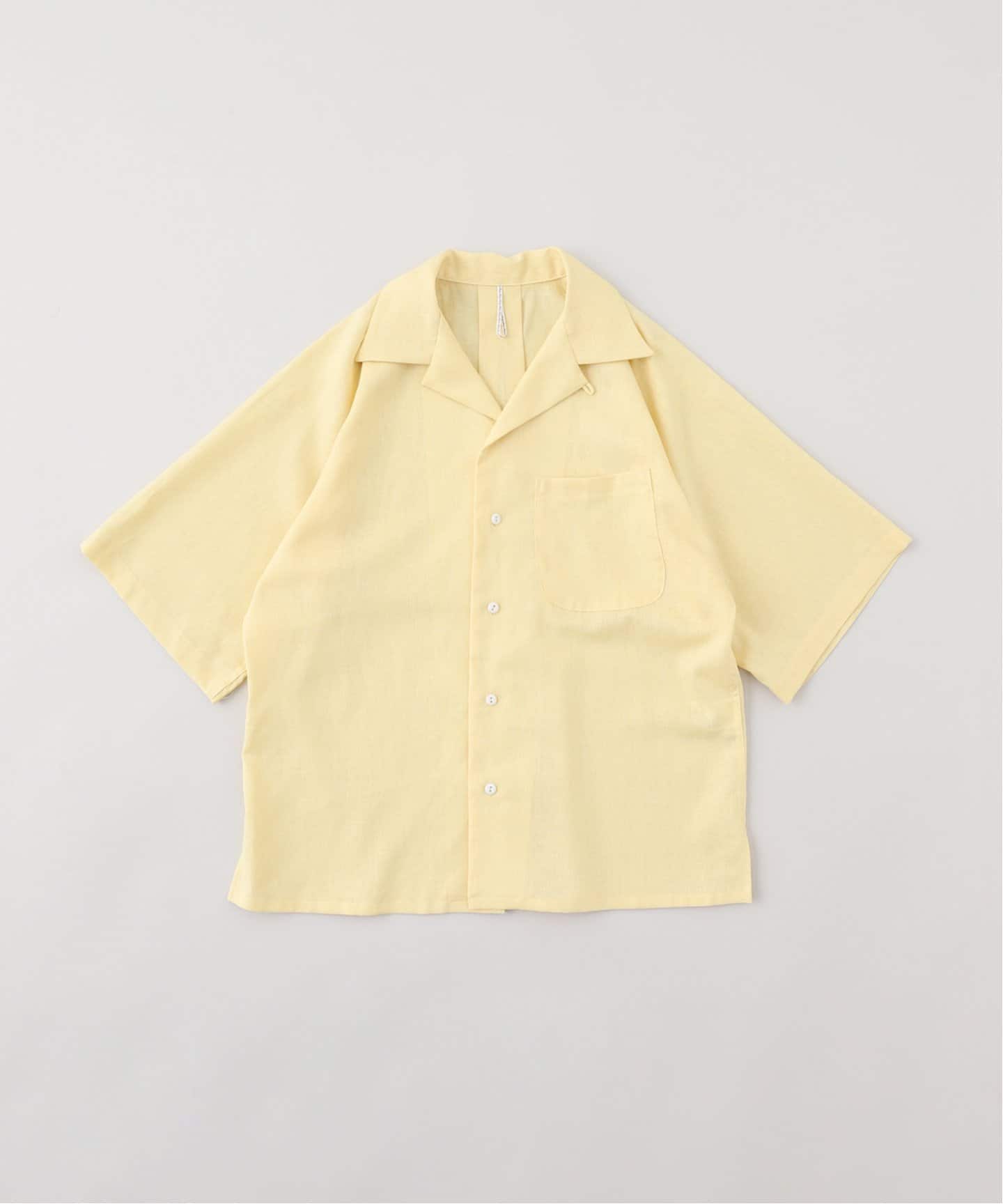 m's braque (エムズ ブラック) アロハシャツ ソリッド（シャツ