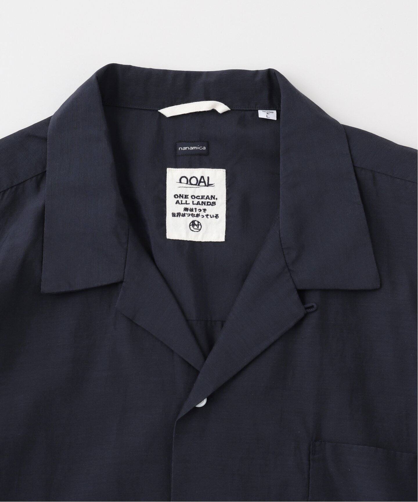 THE SHISHIKUI open collar / NAVY