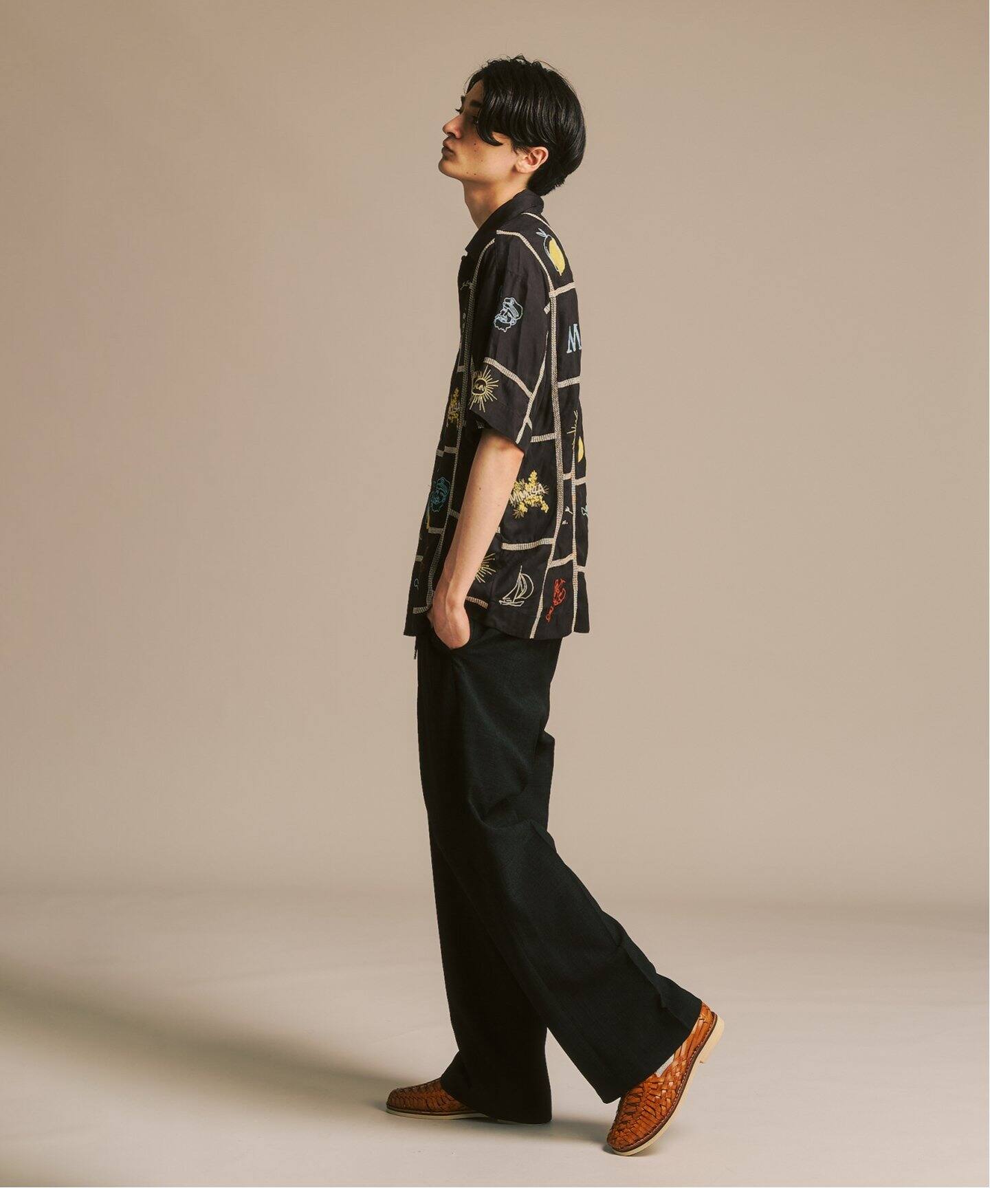 417EDIFICE Lipa リパ エンブロイダリーシャツ Lipa / リパ エンブロイダリーシャツ（シャツ/ブラウス）｜417