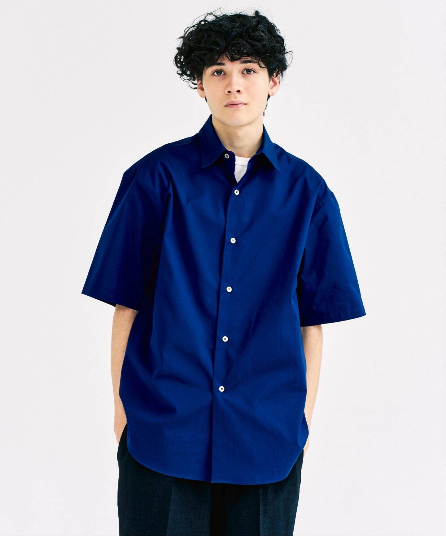 LE JAPON Akita poplin ポプリンシャツ（シャツ／ブラウス）｜417