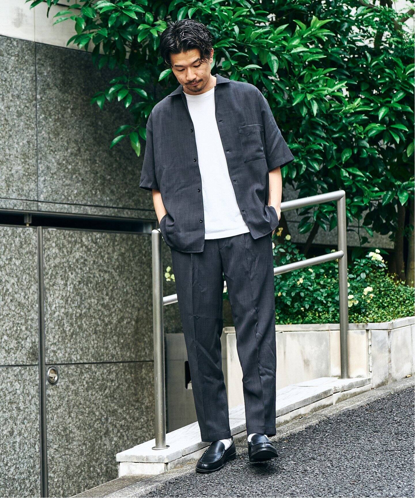 TROPICAL MESH SHIRT / トロピカルメッシュシャツ（シャツ／ブラウス