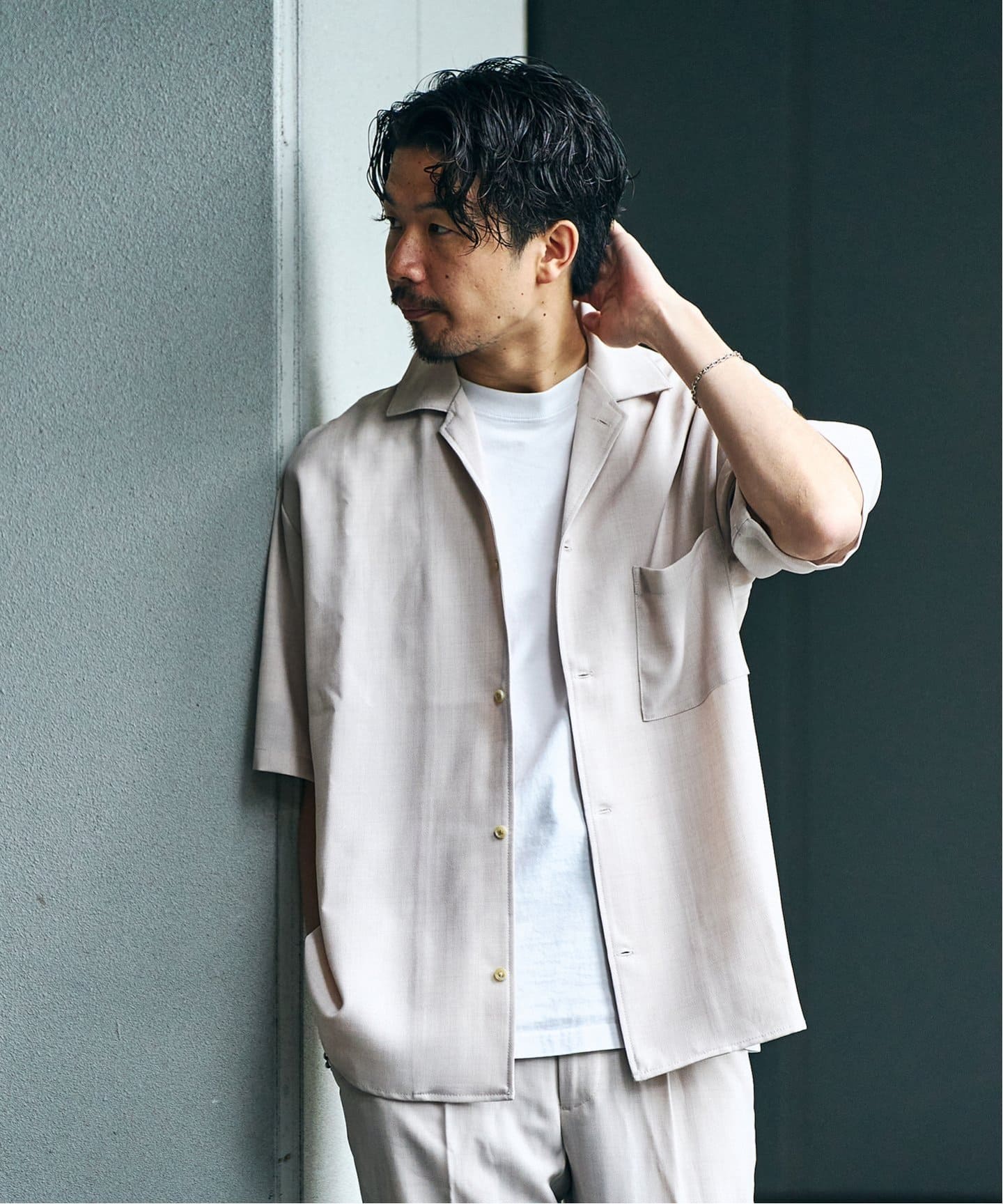 TROPICAL MESH SHIRT / トロピカルメッシュシャツ（シャツ／ブラウス