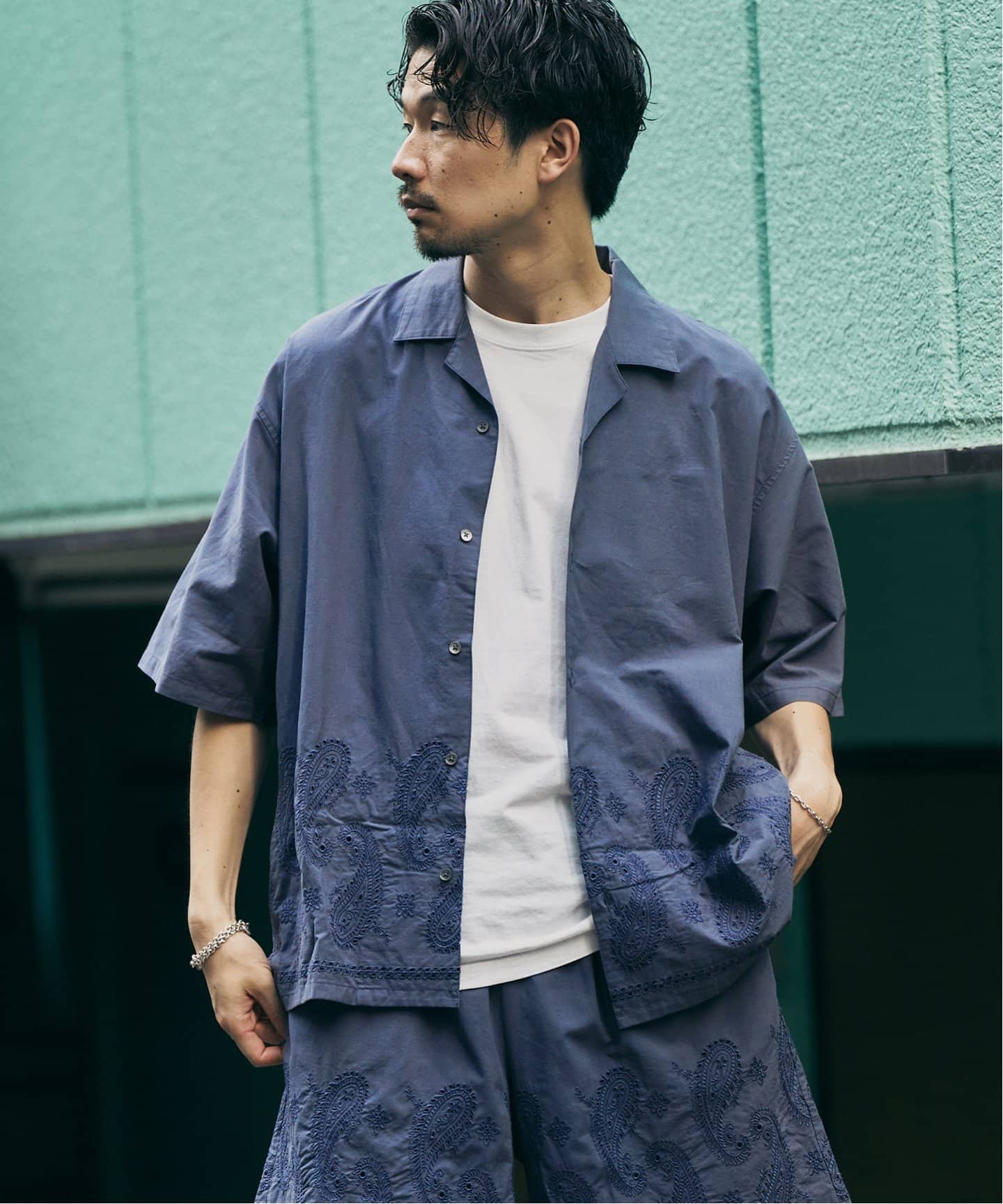 ヘムエンブロイダリーシャツ（シャツ／ブラウス）｜417 EDIFICE