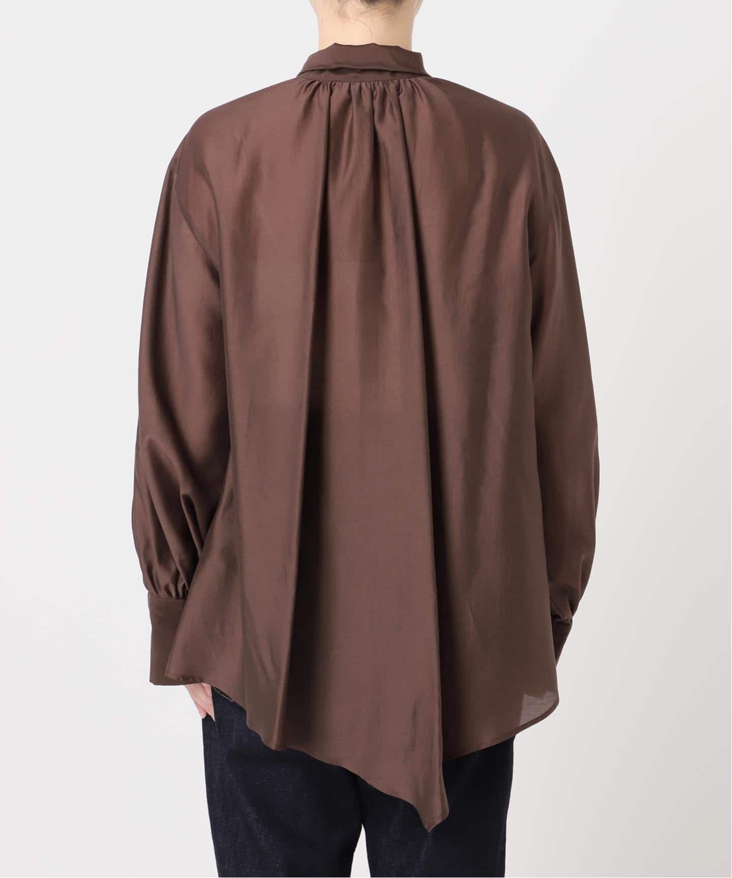 シフォン無地/ドット ボウタイブラウス（シャツ／ブラウス）｜JOURNAL