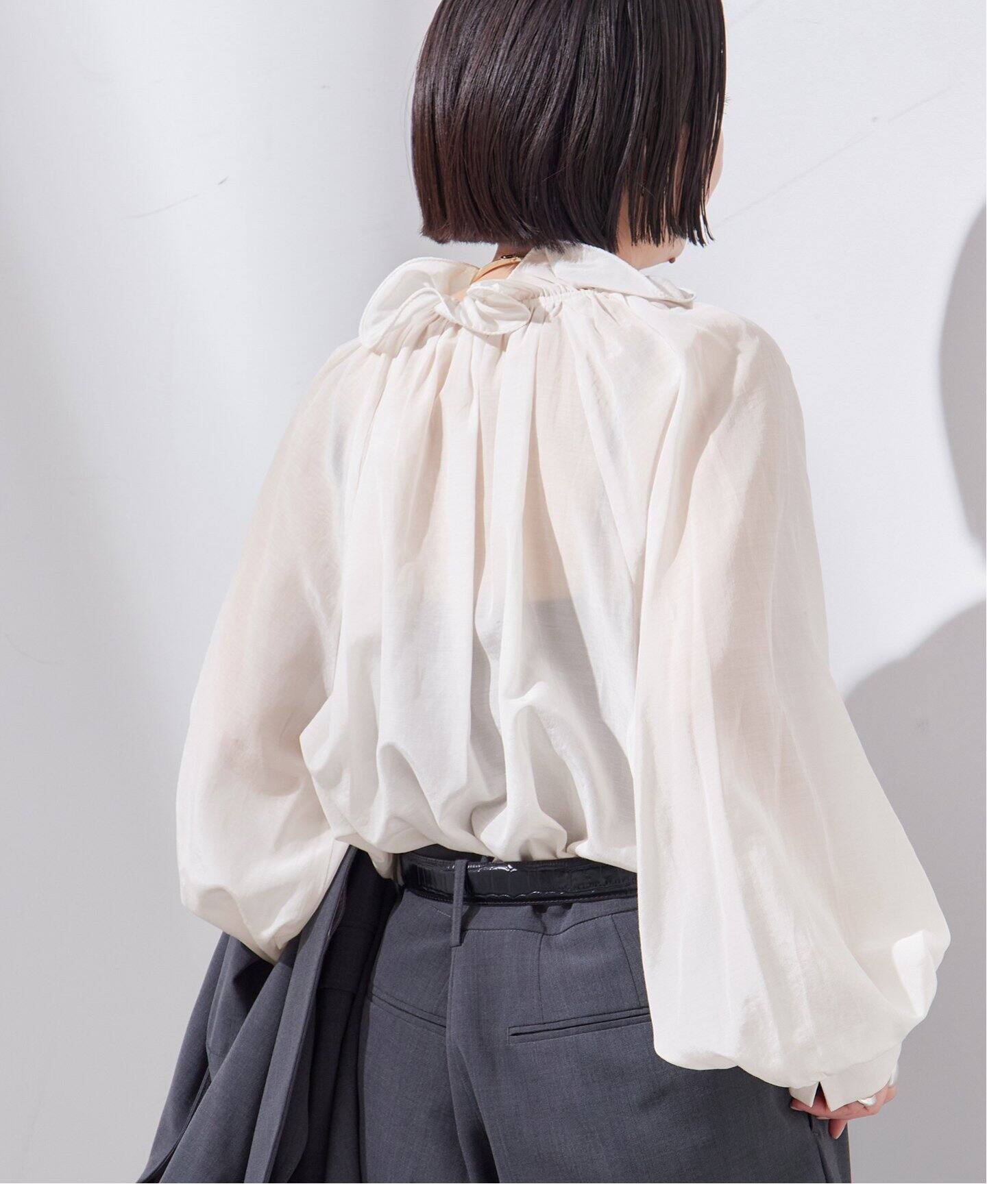 JOURNAL STANDARD L’essage◆長袖ブラウス/FREE/レーヨン/YLW/花柄/25-051-370-0101-1-0 JOURNAL STANDARD L'essage◇長袖ブラウス/FREE/レーヨン/YLW/花