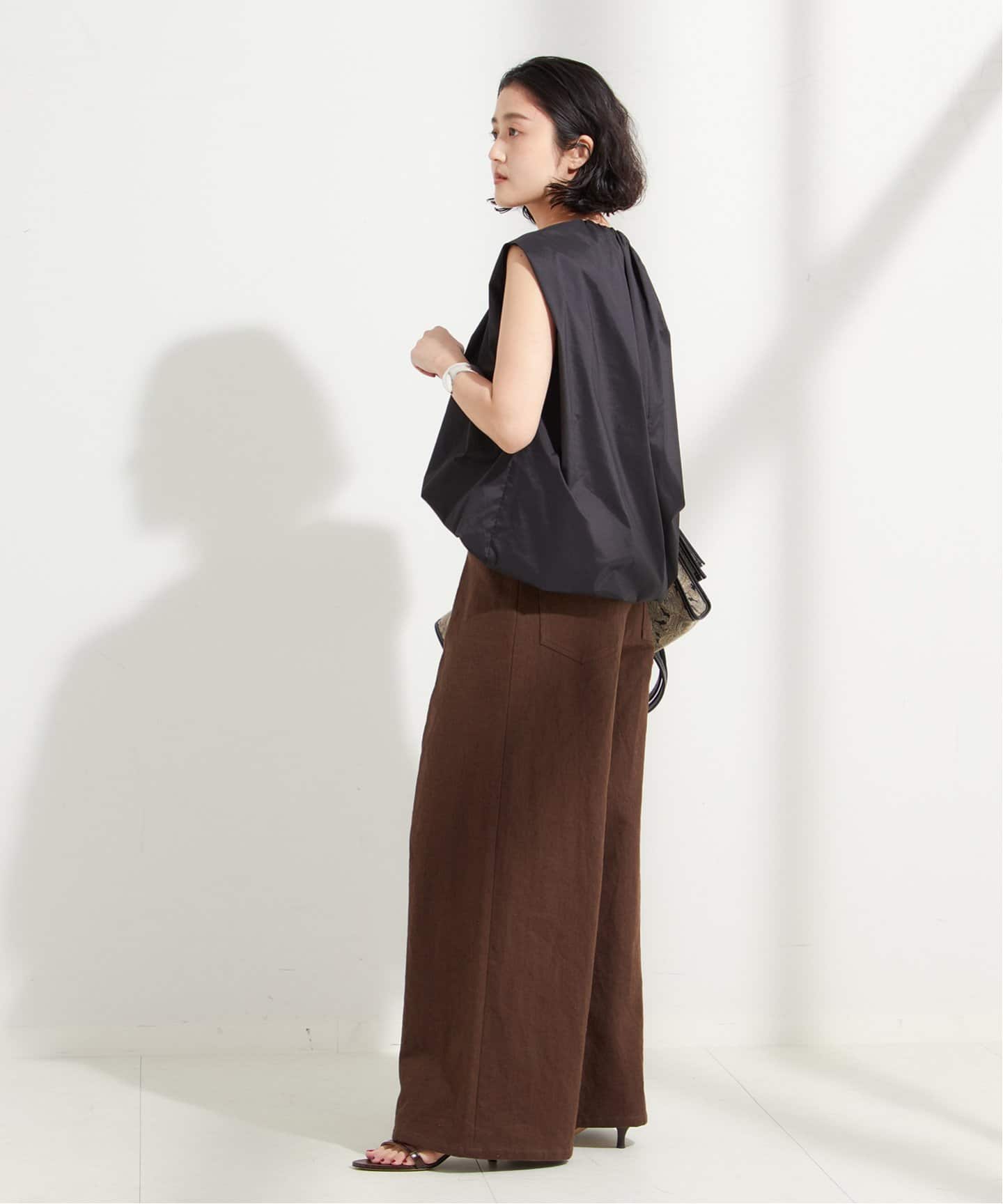 「journal standard L'essage」 長袖ブラウス FREE ブラック レディース journal standard L'essage（ジャーナルスタンダードレサージュ
