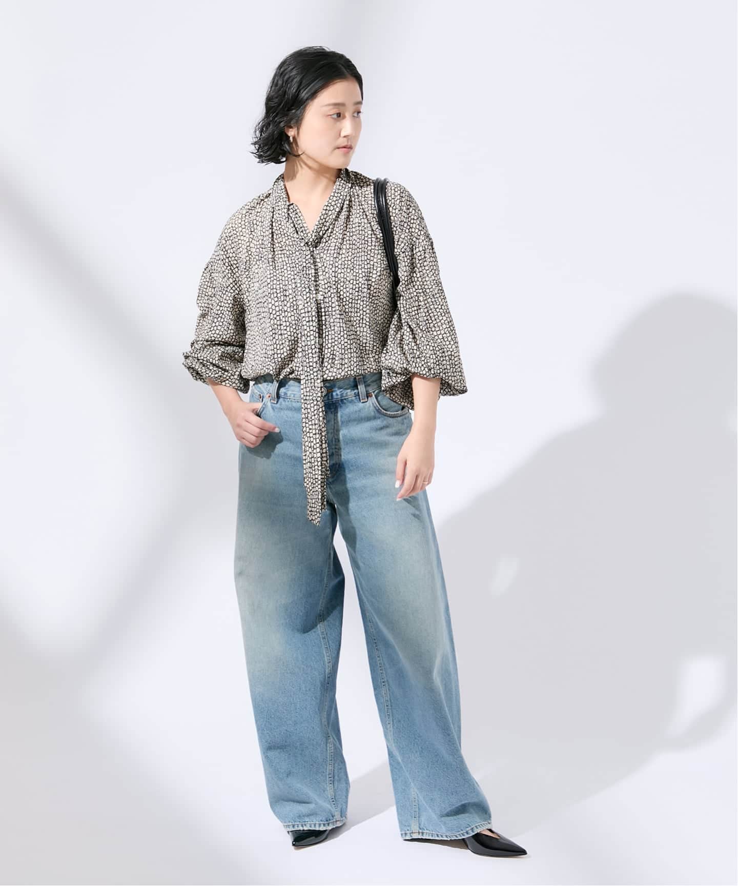 ブラウス シャツ 「追加」IDEVEAUX＊IPEKERボウタイブラウス レディース 追加》IDEVEAUX＊IPEKERボウタイブラウス（シャツ／ブラウス