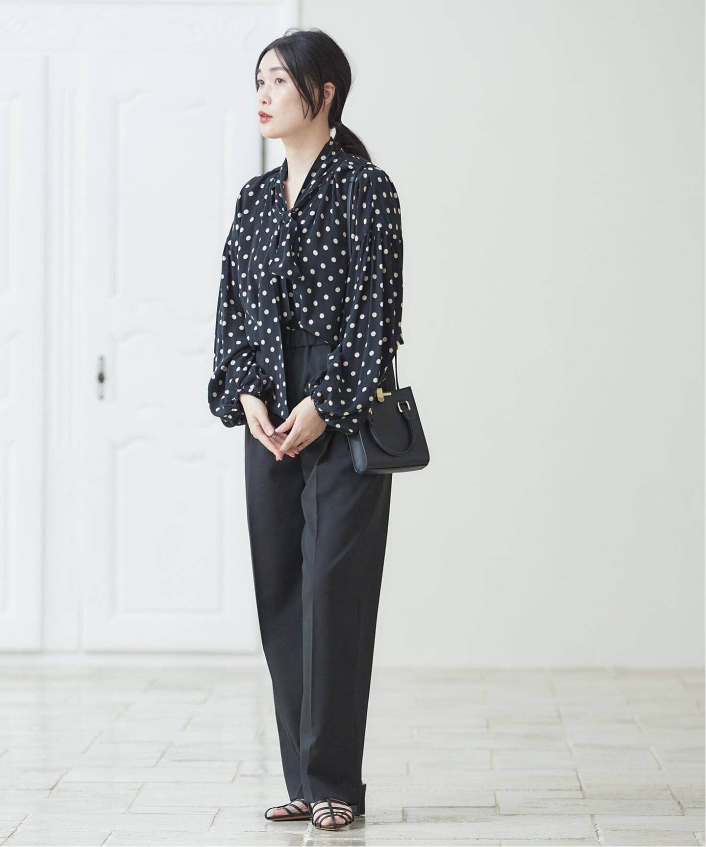【2025AW】L'ESSAGE IDEVEAUX＊IPEKERボウタイブラウス 追加》IDEVEAUX＊IPEKERボウタイブラウス（シャツ／ブラウス