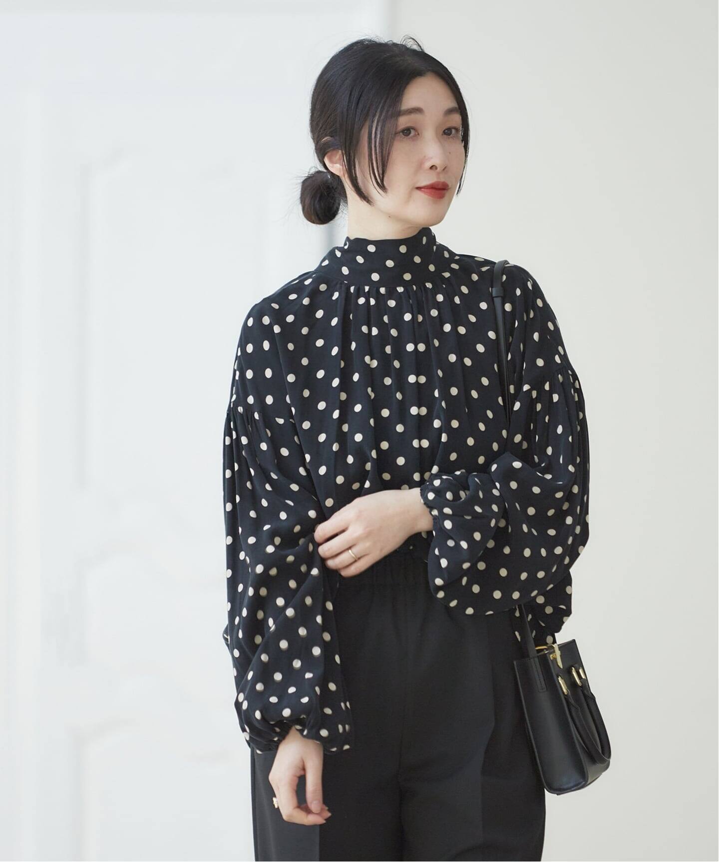 追加》IDEVEAUX＊IPEKERボウタイブラウス（シャツ／ブラウス