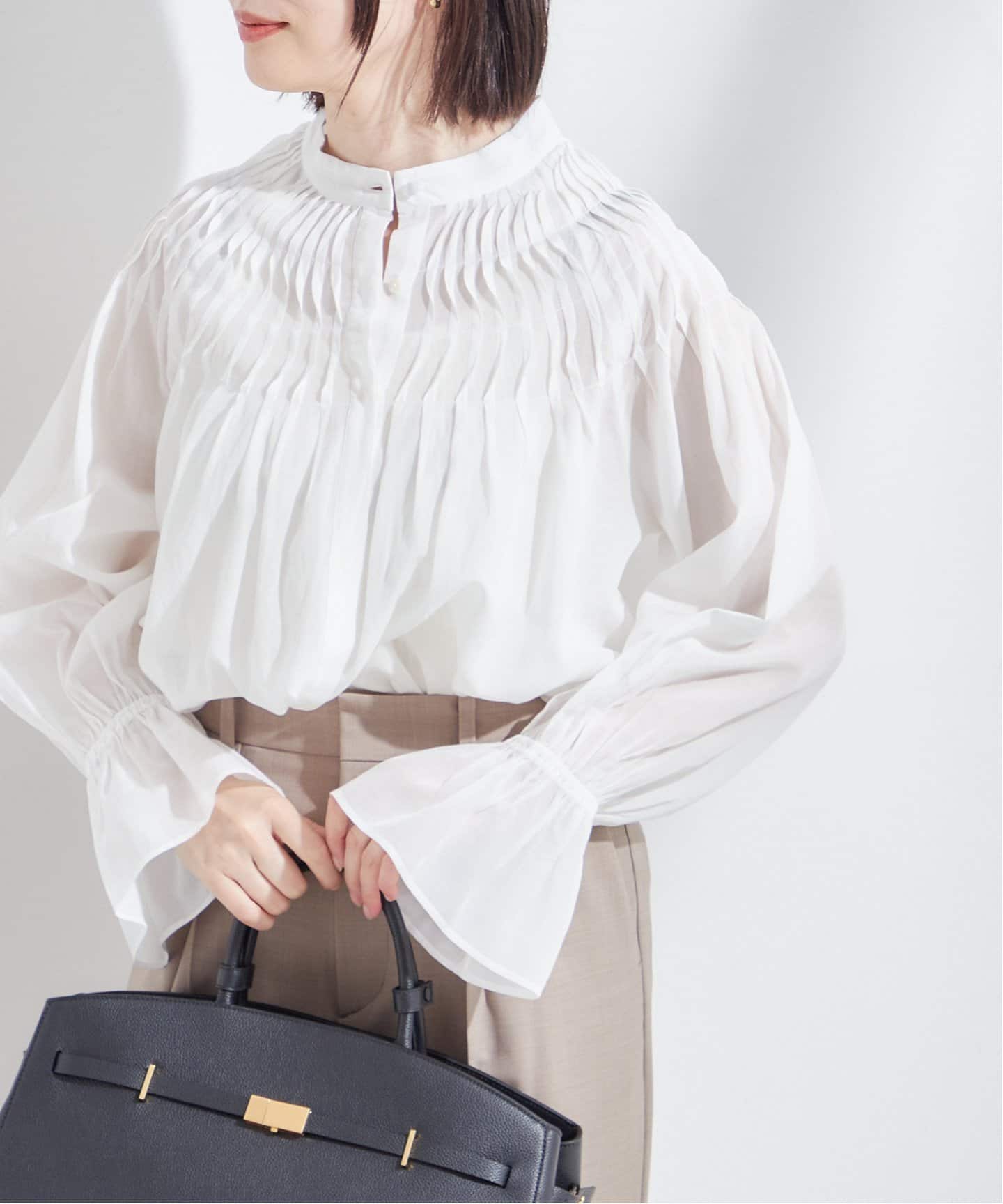 JOURNAL STANDARD L'ESSAGE ピンタックブラウス 新品 JOURNAL STANDARD L'ESSAGE｜ピンタックブラウス | Rakuten