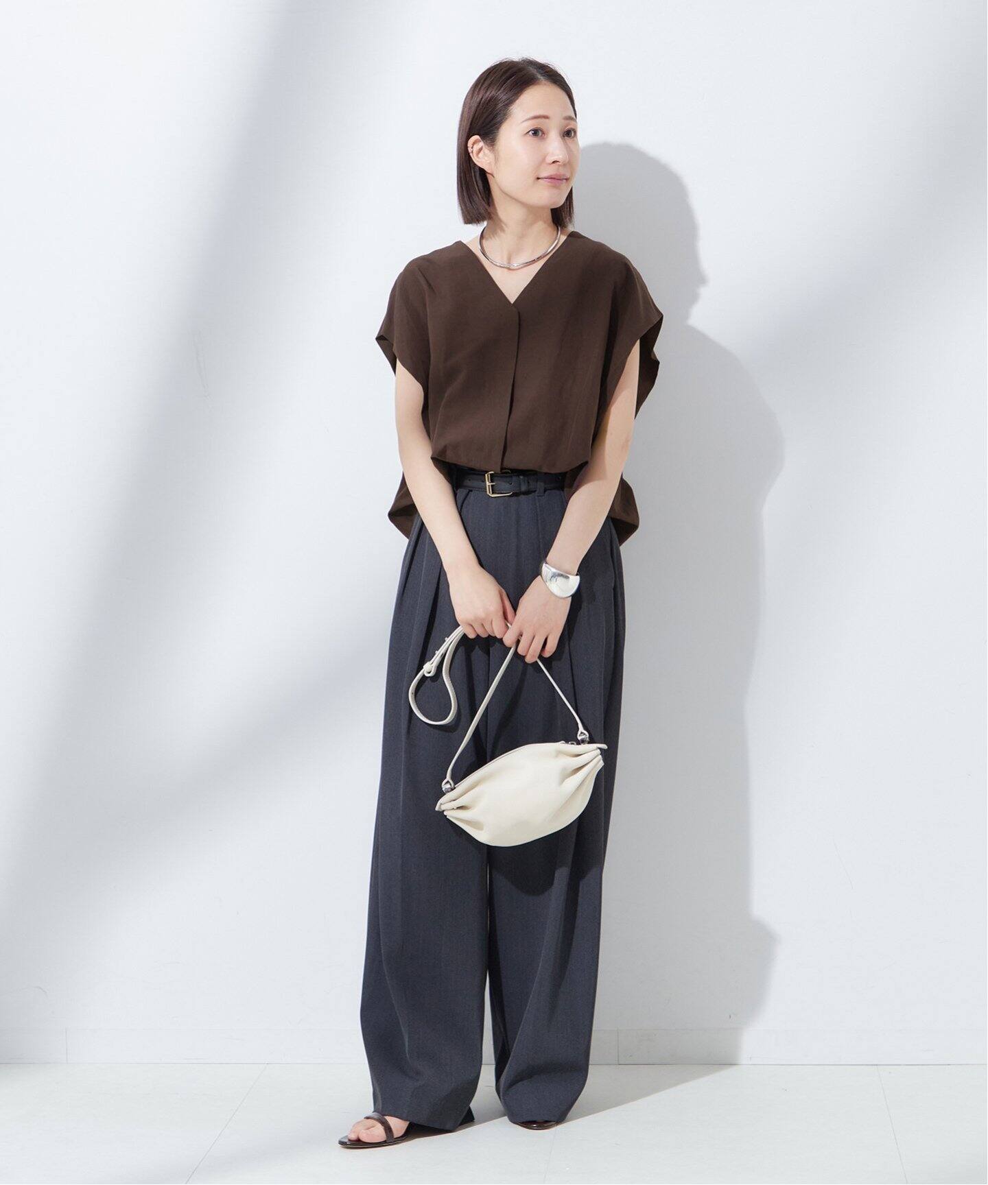 新品タグ付 MARNI ストライプ スリーブレス ブラウス