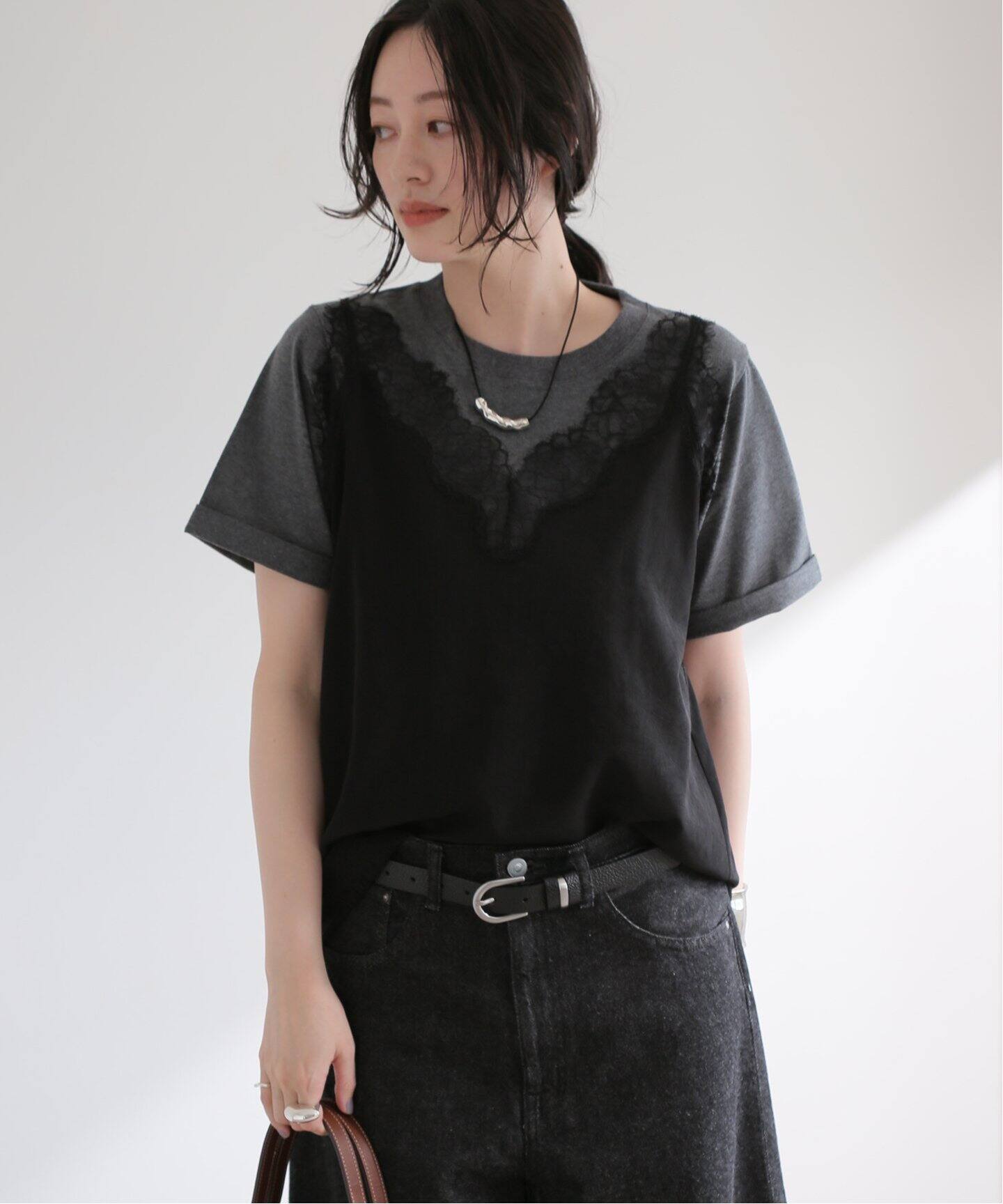 JOURNAL STANDARD レサージュ レース トップス＊358 JOURNAL STANDARD L'ESSAGE｜《SP》カットワークレースブラウス