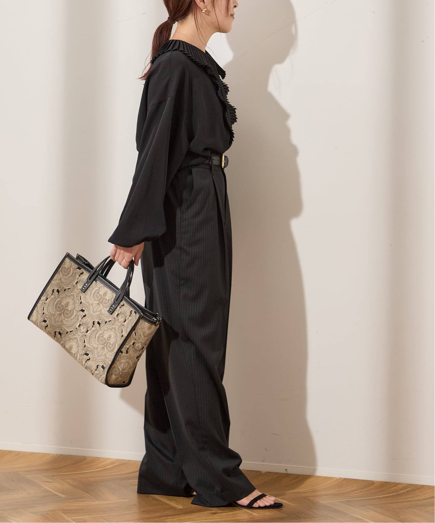 プリーツカラーブラウス（シャツ／ブラウス）｜JOURNAL STANDARD L