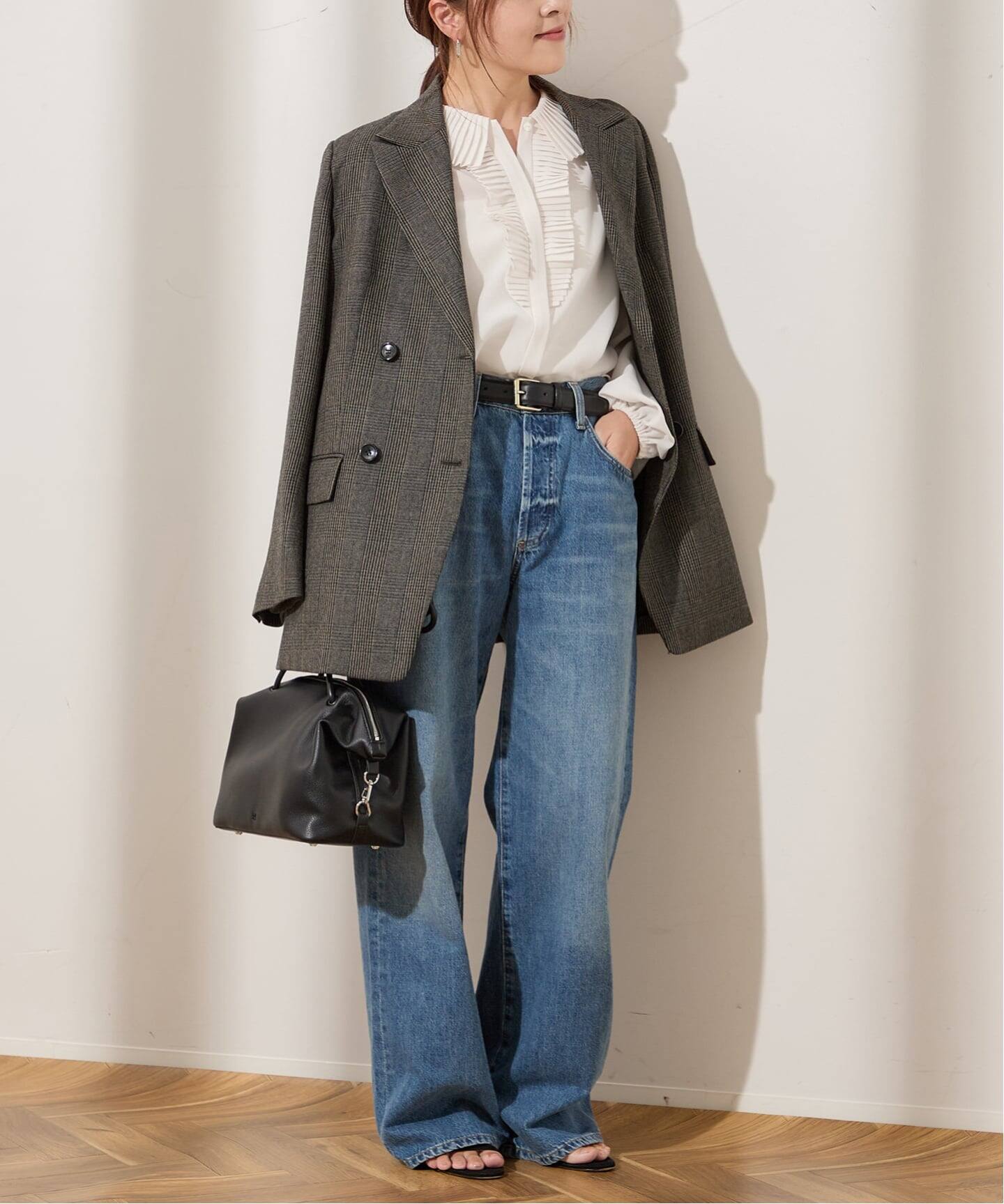 プリーツカラーブラウス（シャツ／ブラウス）｜JOURNAL STANDARD L