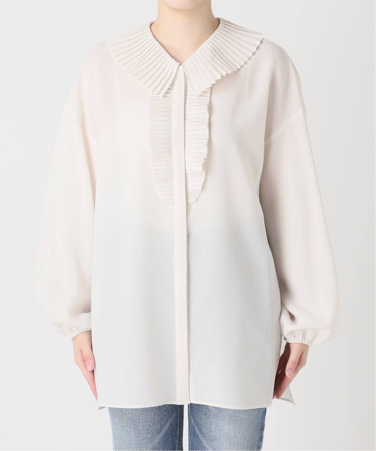 プリーツカラーブラウス（シャツ／ブラウス）｜JOURNAL STANDARD L